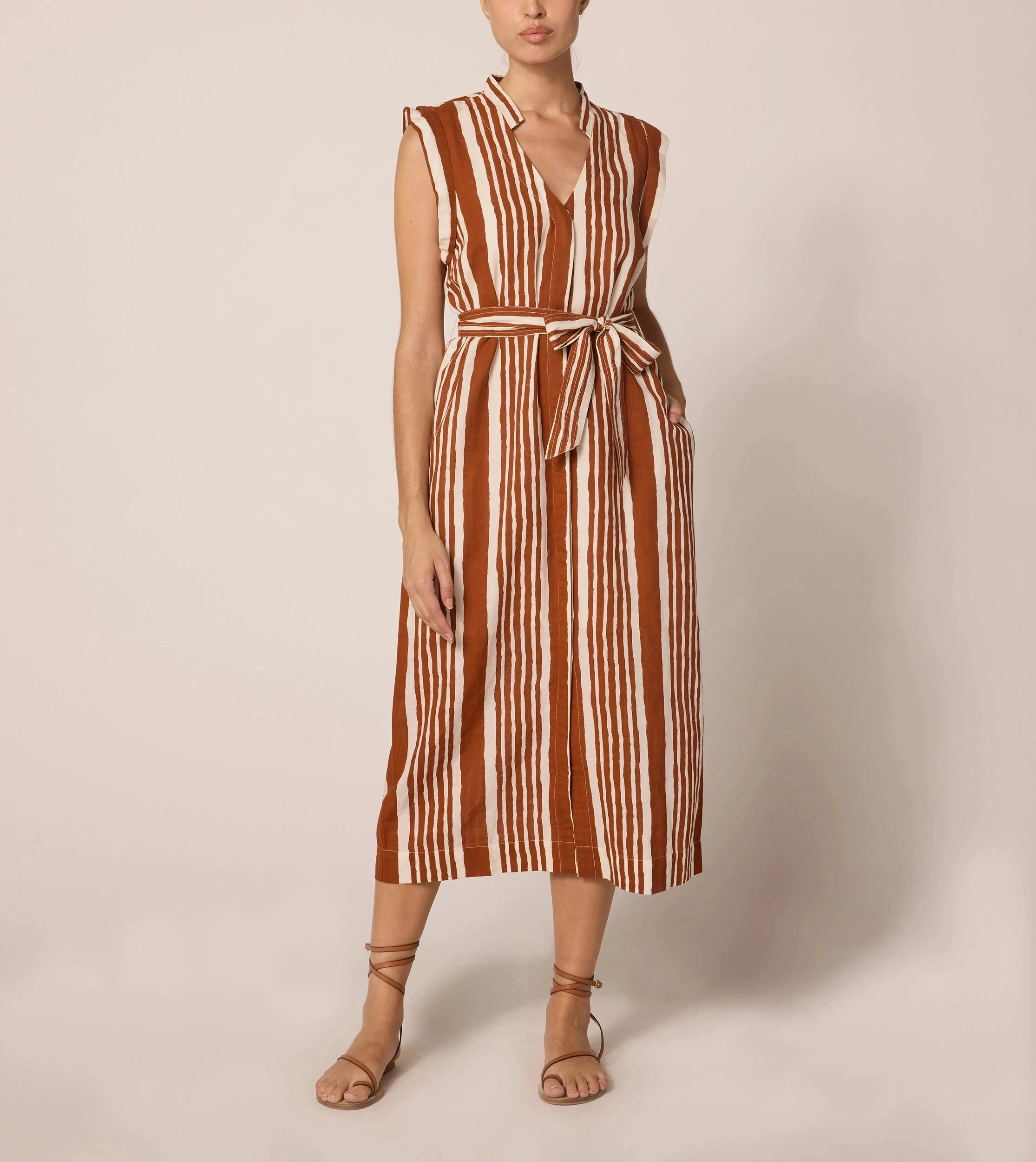 Summer Ready Lani Midi Dress | Vecchio Stripe