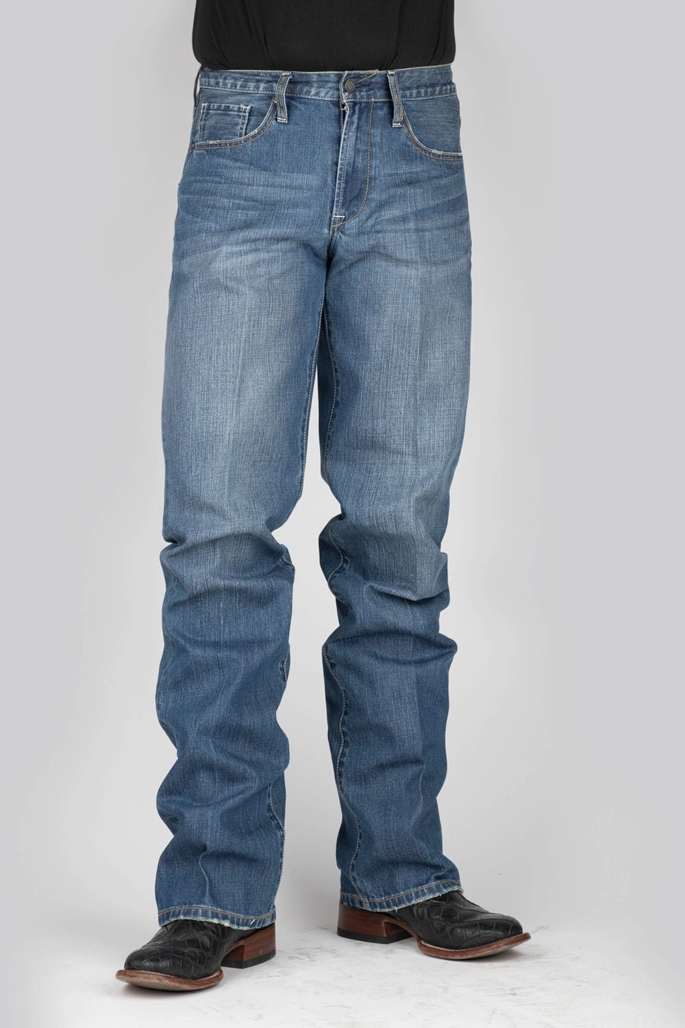 Brunch Outfit Night Out Stetson Mens 1312 Modern Fit W Blue 100% Cotton Jeans