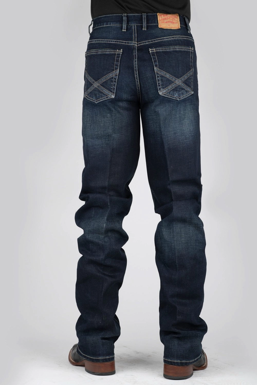 Unisex Wear Elegant Vintage Lover Functional Style Stetson Mens 1521 Fit Blue Cotton Blend Jeans