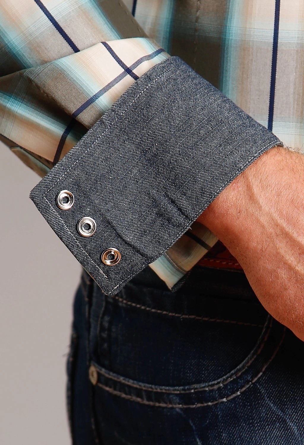 Outdoor Gear Stetson Mens Olive Ombre Green 100% Cotton L/S Shirt