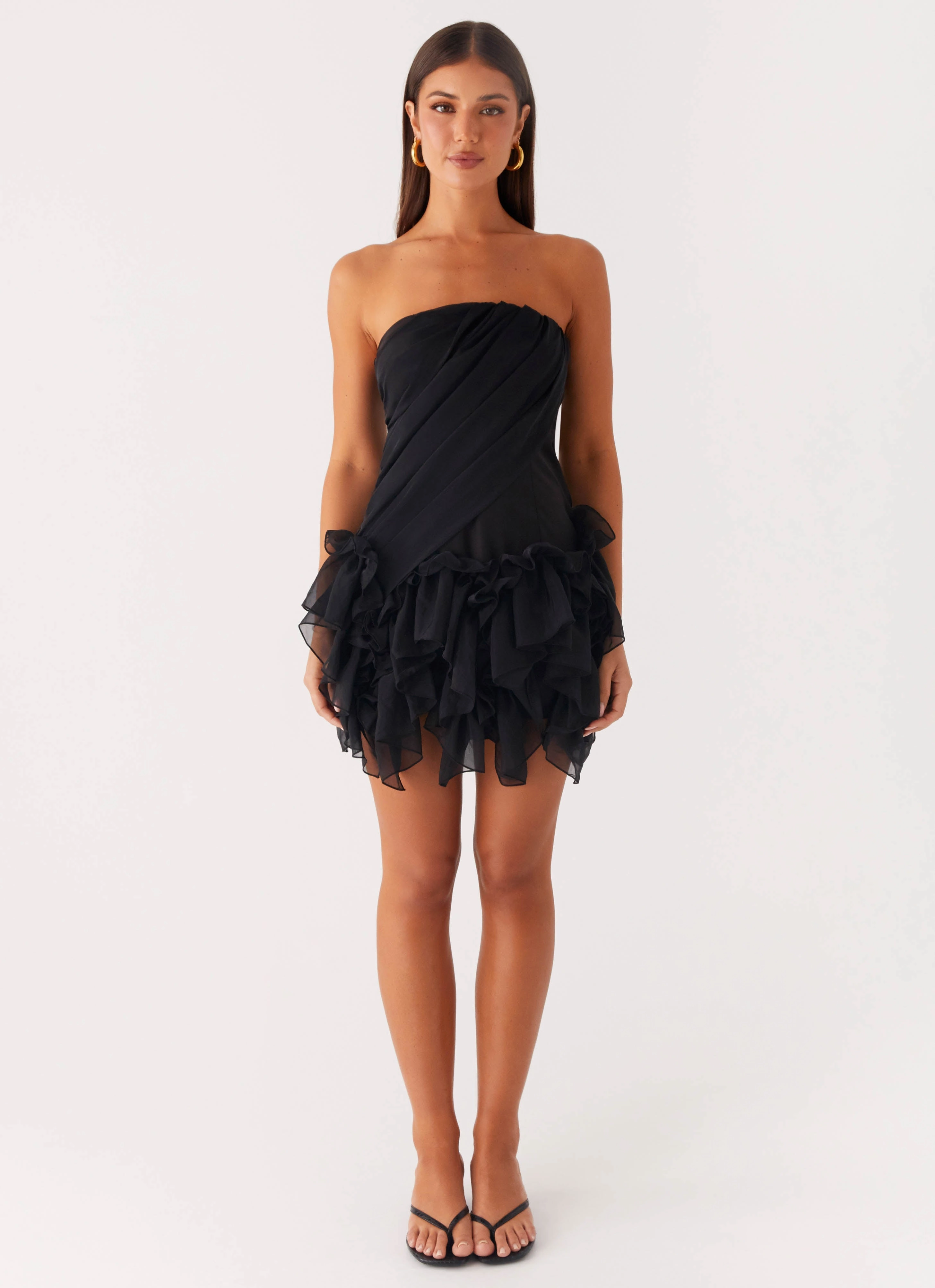 Arabian Nights Mini Dress - Black Cold Weather Wear