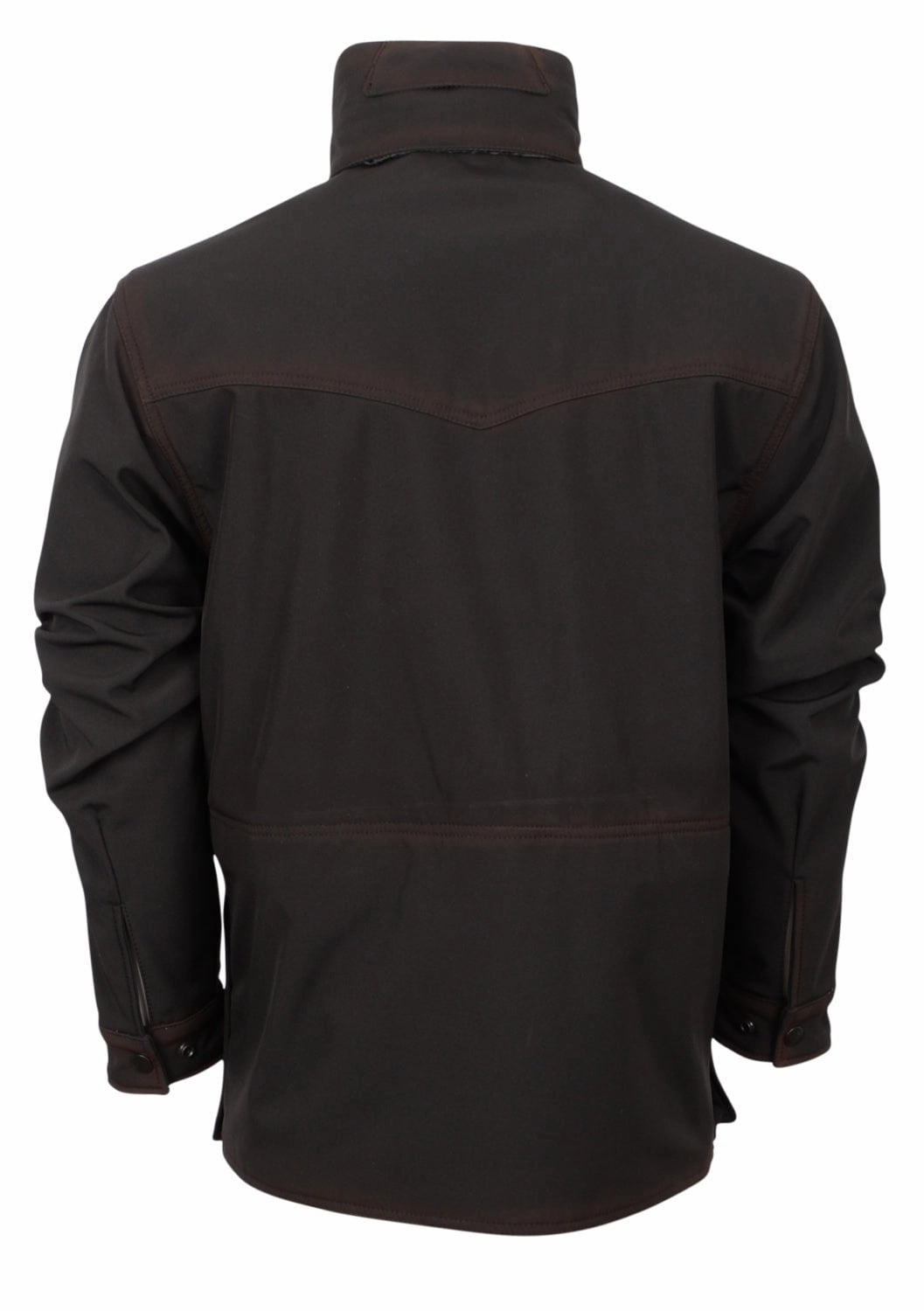 Cold Weather Gear Crisp Look STS Ranchwear Mens Brazos Enzyme Black Polyester Softshell Jacket