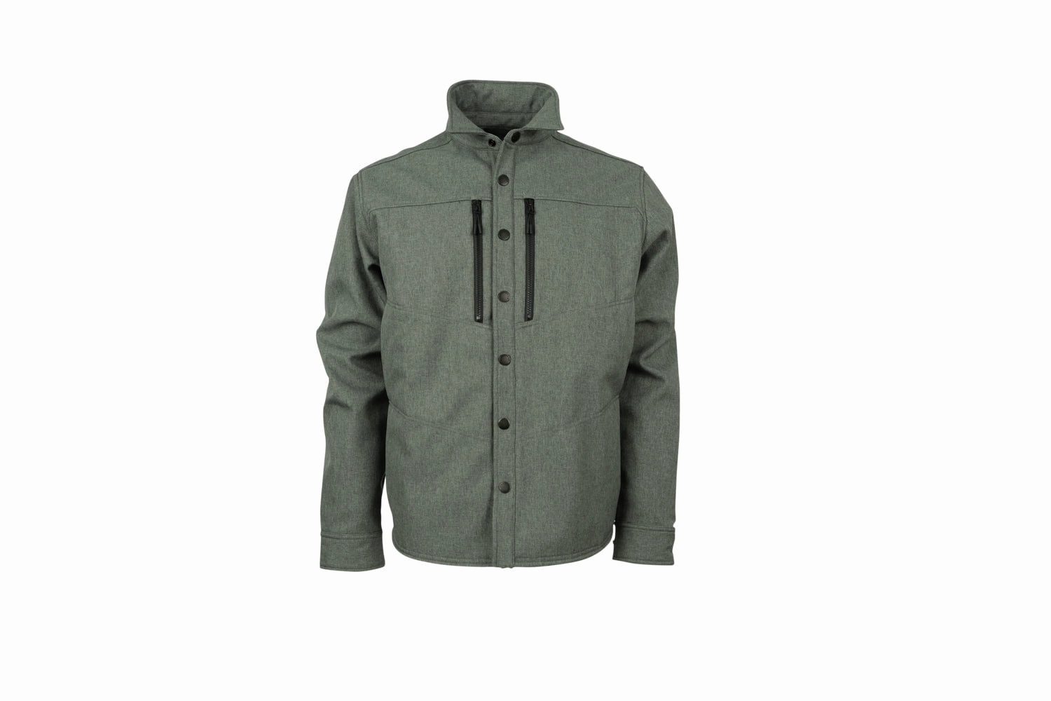 STS Ranchwear Mens Banks Forest Green 100% Polyester Softshell Jacket Reversible Layer