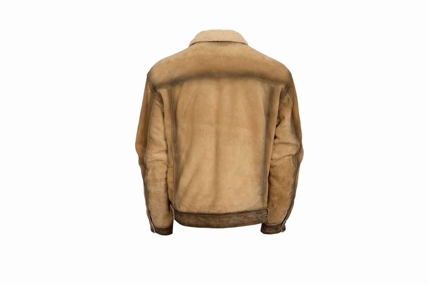 STS Ranchwear Mens Josey Wales Buckskin Suede Leather Jacket Mesh Venting