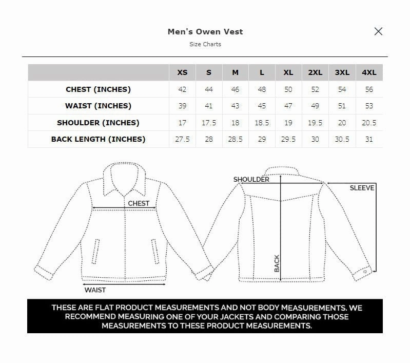 HypoallergenicInnerLayer Hollow Fiber Fill STS Ranchwear Mens Owen Canvas 100% Cotton Canvas Cotton Vest