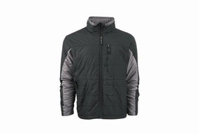 STS Ranchwear Mens Sterling Black/Grey 100% Polyester Softshell Jacket Polarized Sun Protection