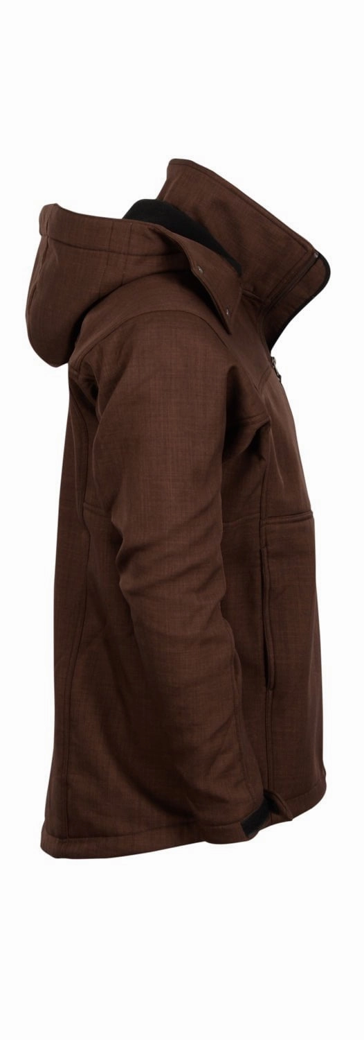 Ethical Manufacturing STS Ranchwear Mens Weston Chocolate Poly/Spandex Softshell Jacket