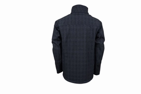 Ultra Compact Packing Design STS Ranchwear Mens Weston Denim Poly/Spandex Softshell Jacket