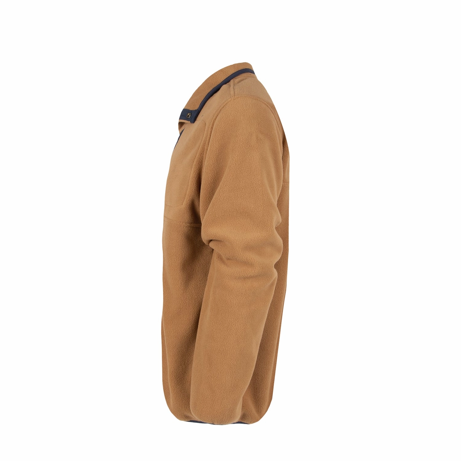 STS Ranchwear Mens Wren Camel/Navy 100% Polyester Fleece Jacket Eco Friendly Material