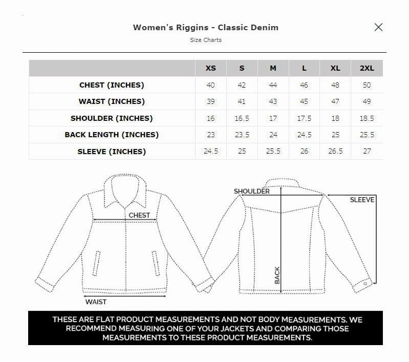 HiddenPockets STS Ranchwear Womens Riggins Classic Denim 100% Cotton Cotton Jacket