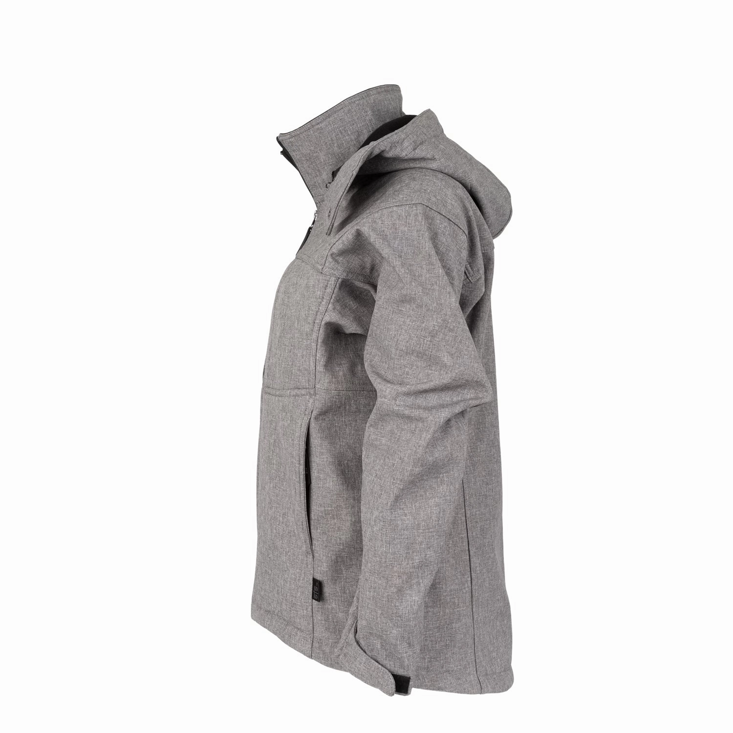 STS Ranchwear Womens Weston Heather Gray Poly/Spandex Softshell Jacket Layer Piece Durable Zippers