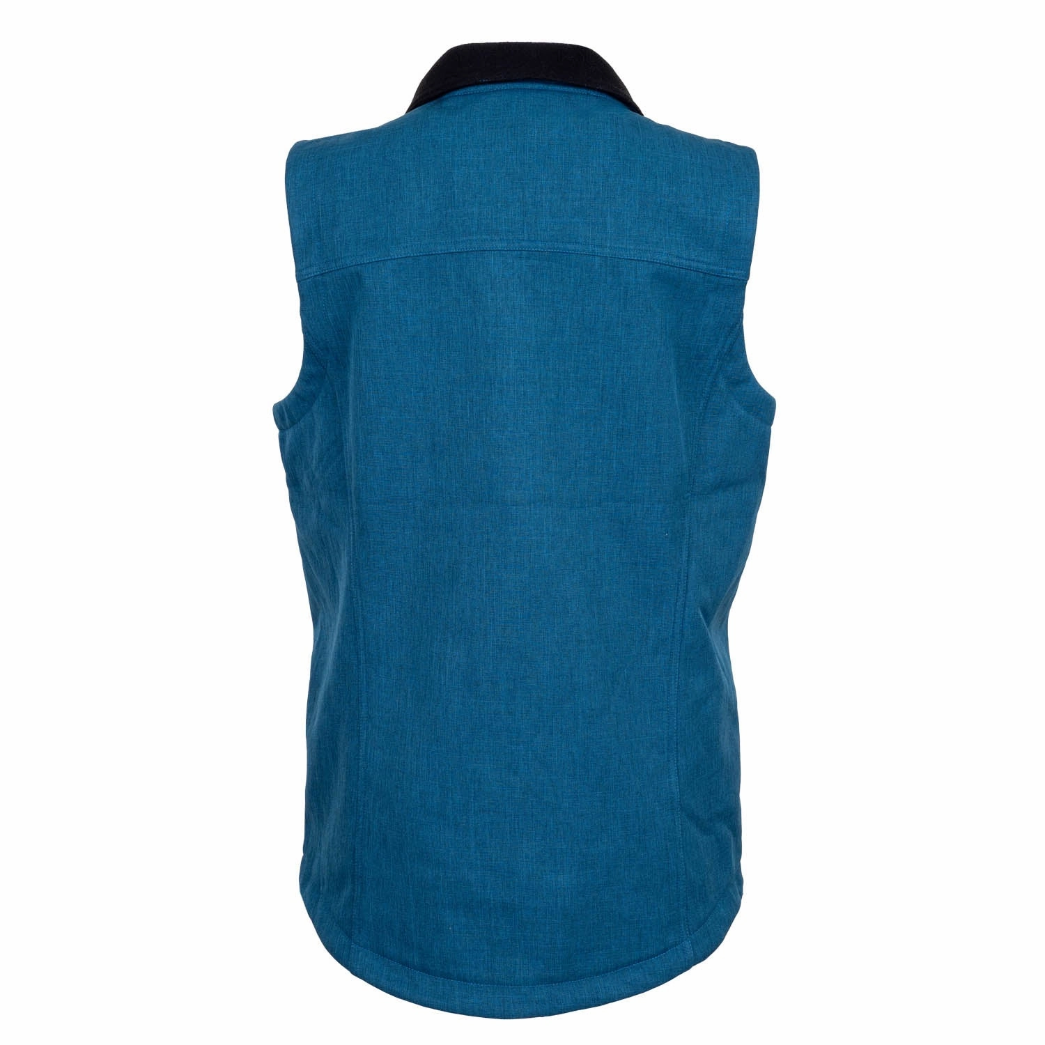 STS Ranchwear Womens Weston Teal Poly/Spandex Softshell Vest Ergonomic Shoulder Cut Heat Sealed Edges
