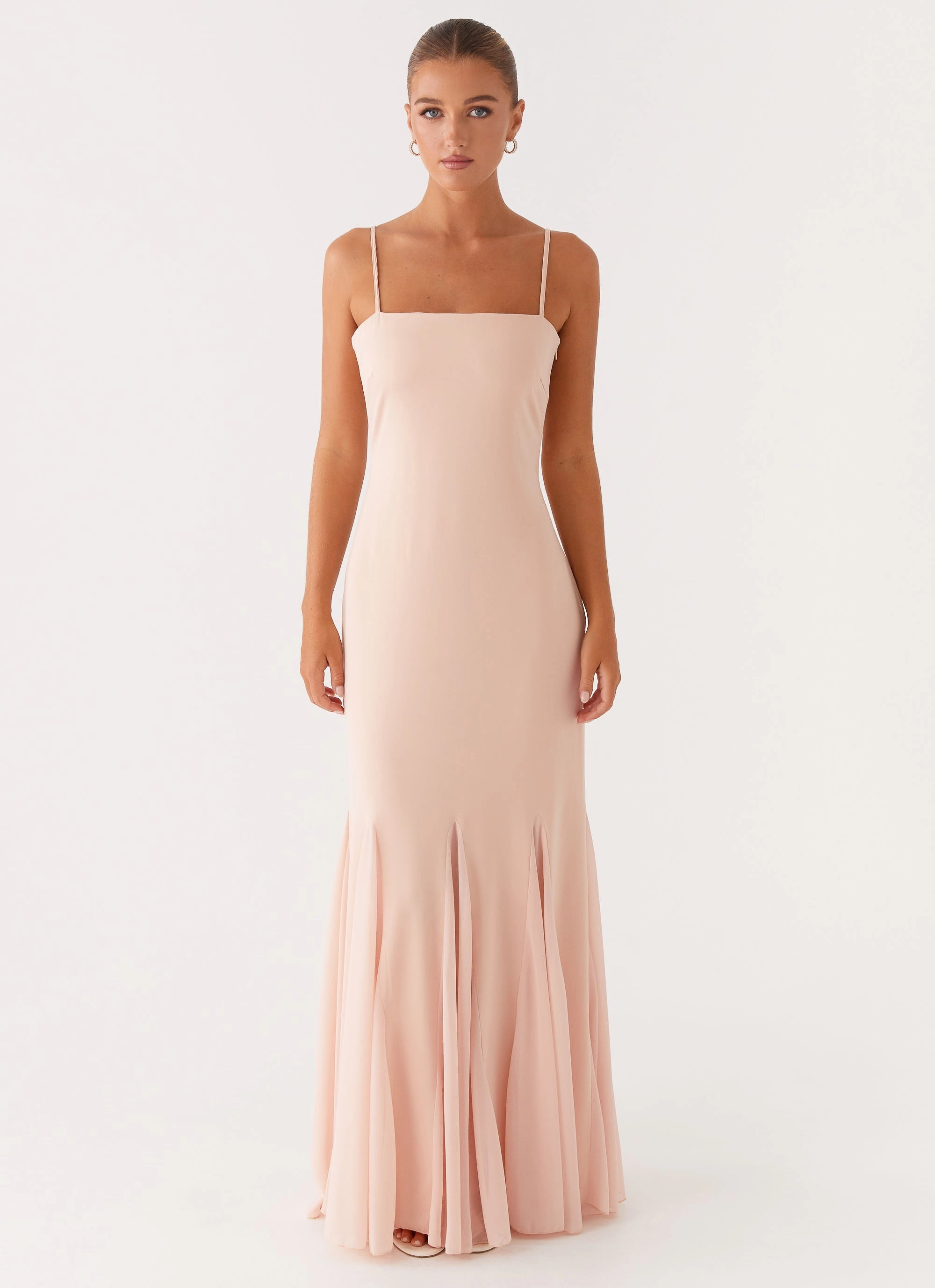 Marcelo Maxi Dress - Pink Daily Commute Classic Cut