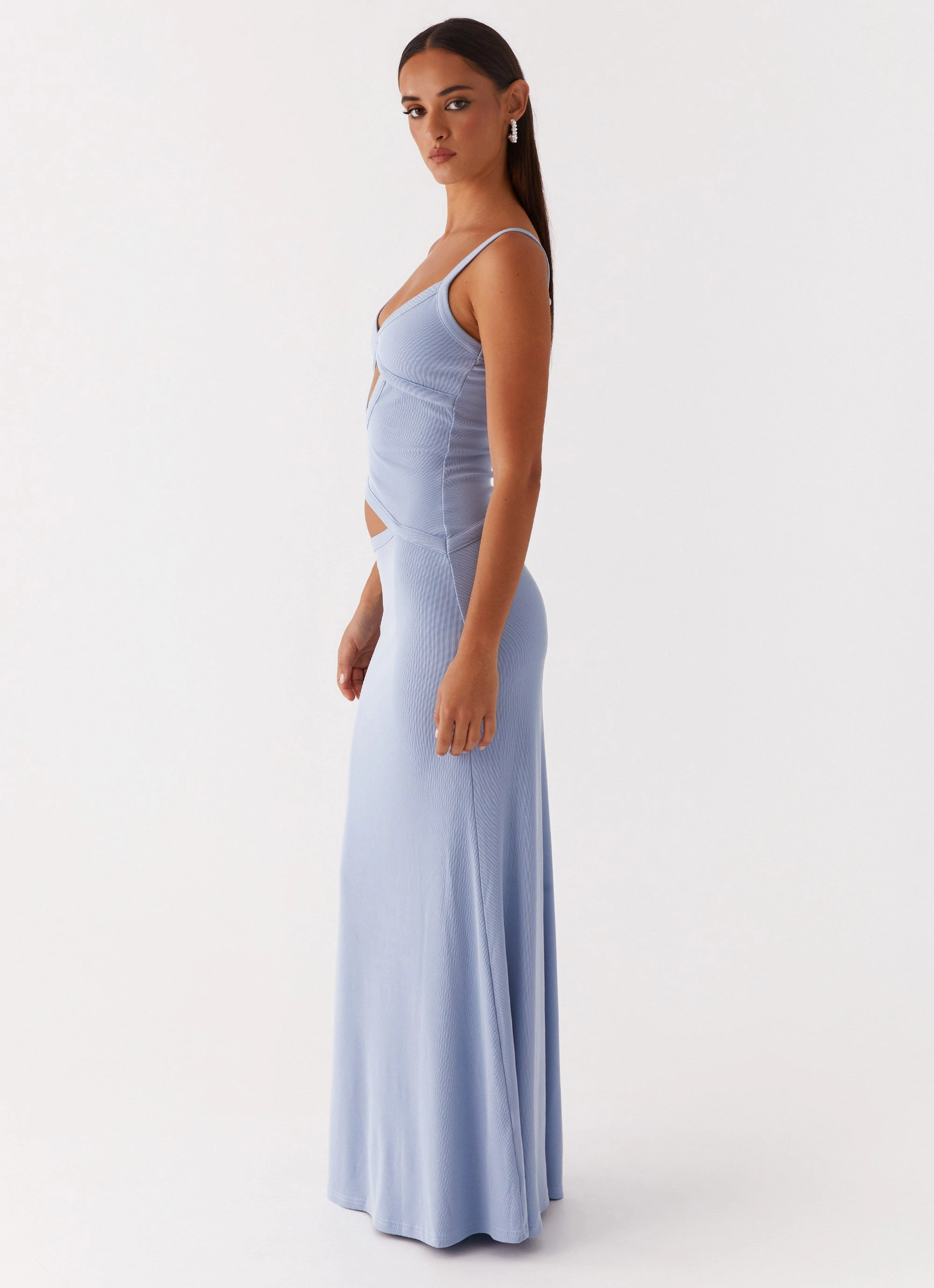 Outerwear Collection Jocelyn Maxi Dress - Blue