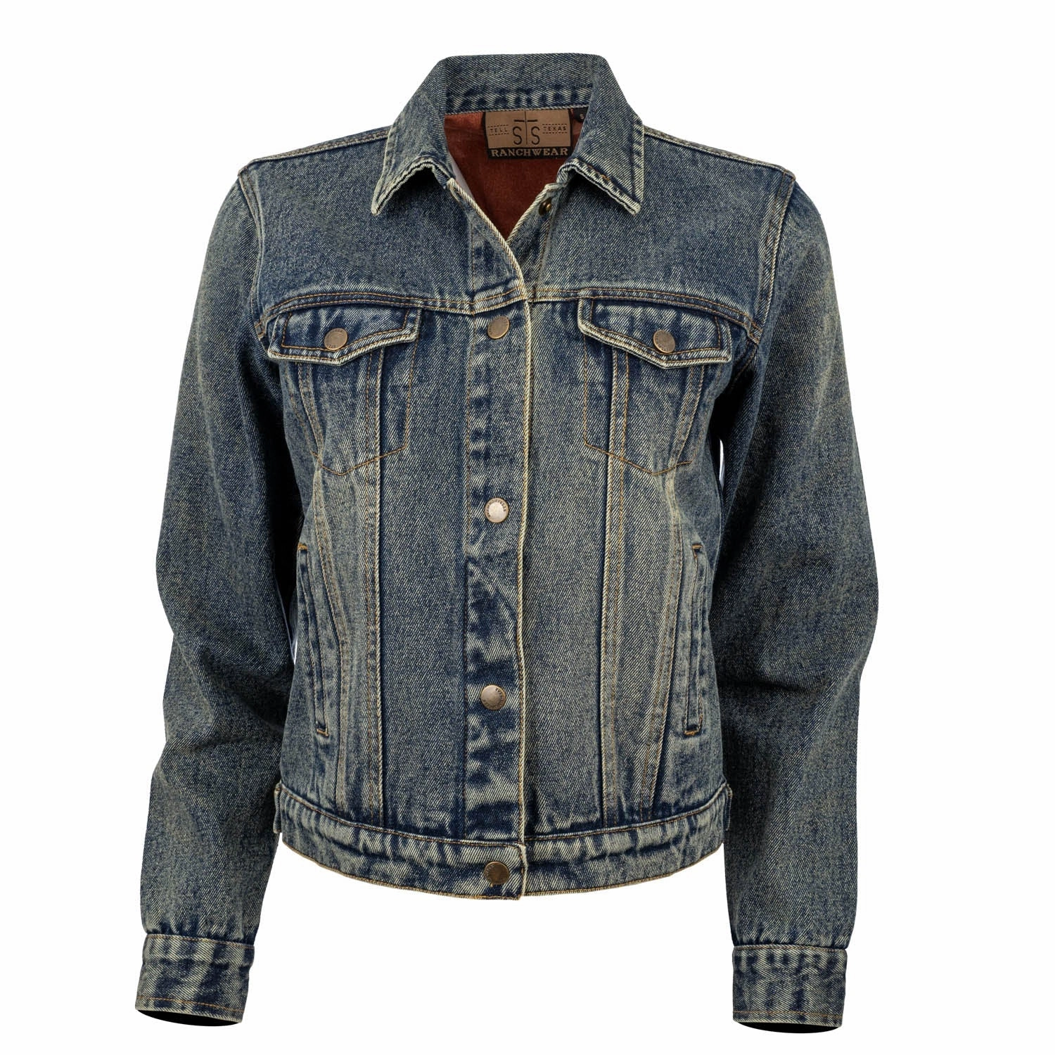 STS Ranchwear Womens Caprock Denim 100% Cotton Denim Jacket BreathableFabric