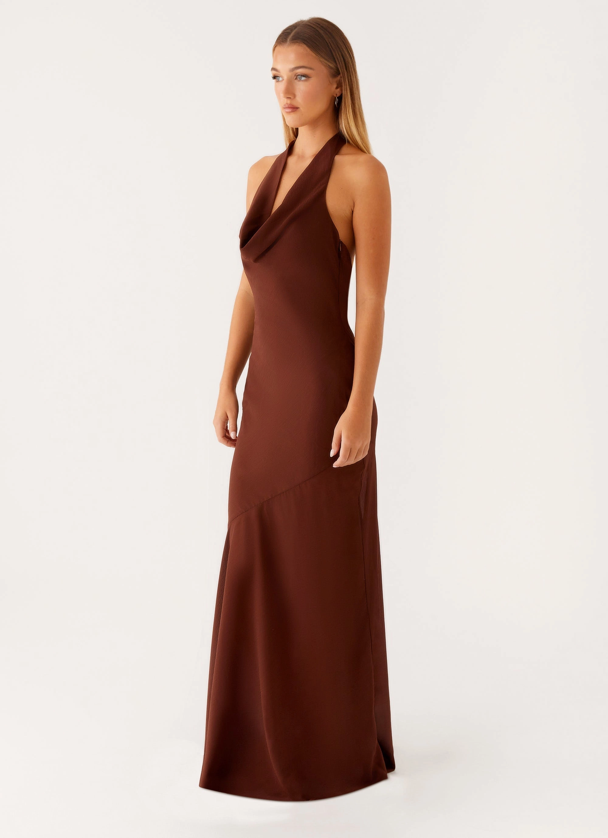 Sullivan Maxi Dress - Chocolate Cute Glow Light And Airy