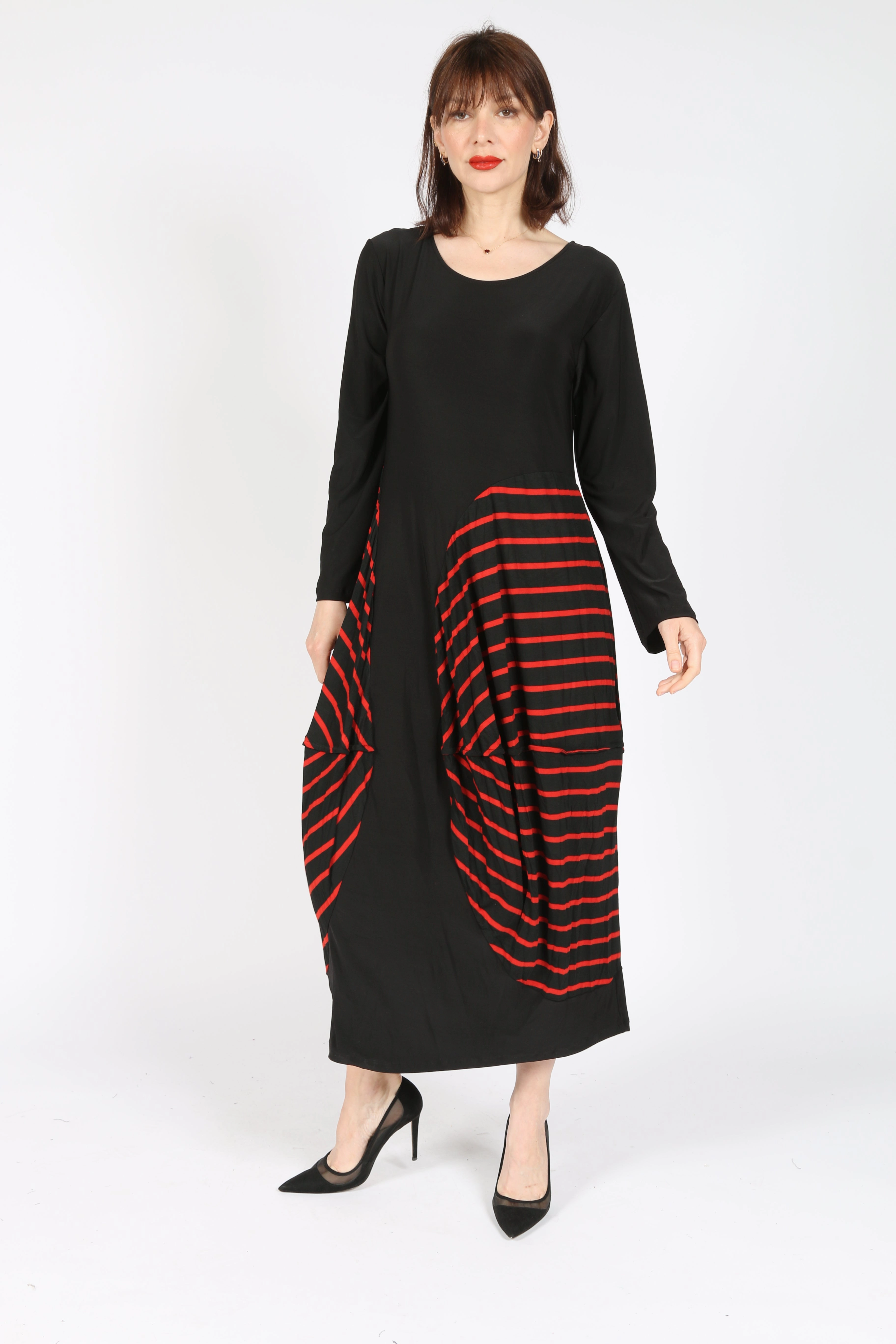 T1d7200 Flowy Texture Casual Edge