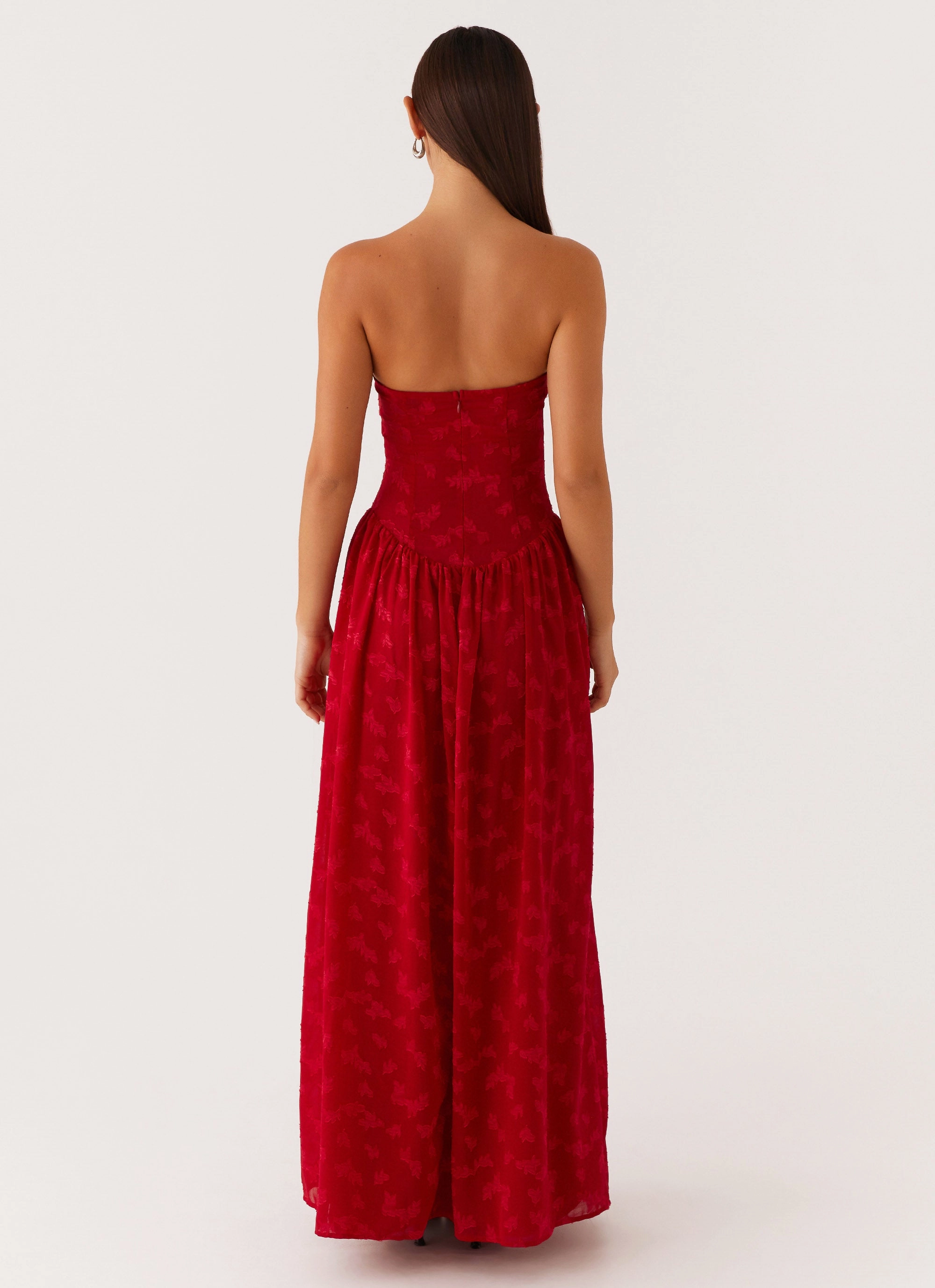 Adira Maxi Dress - Red Weather resistant