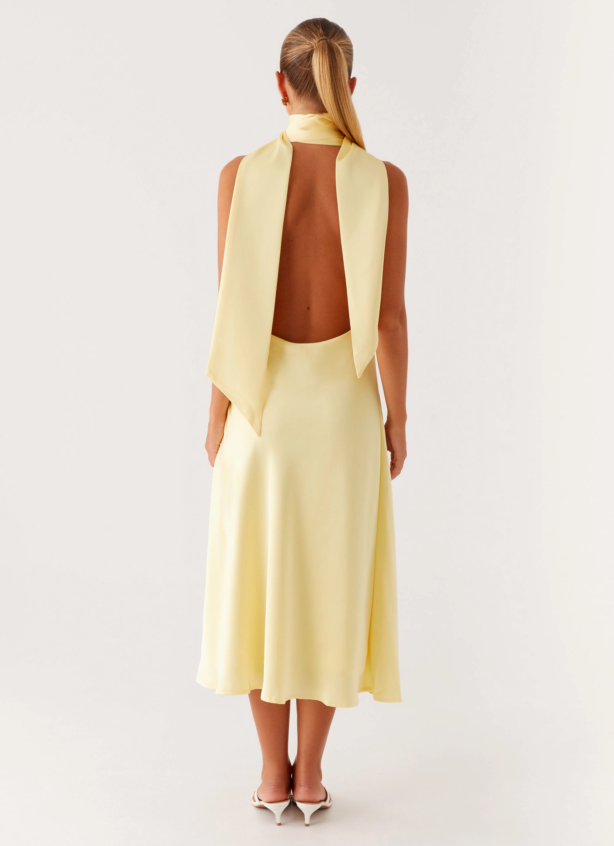 Sonny Midi Dress - Yellow Winter Style Piece Designer Inspired
