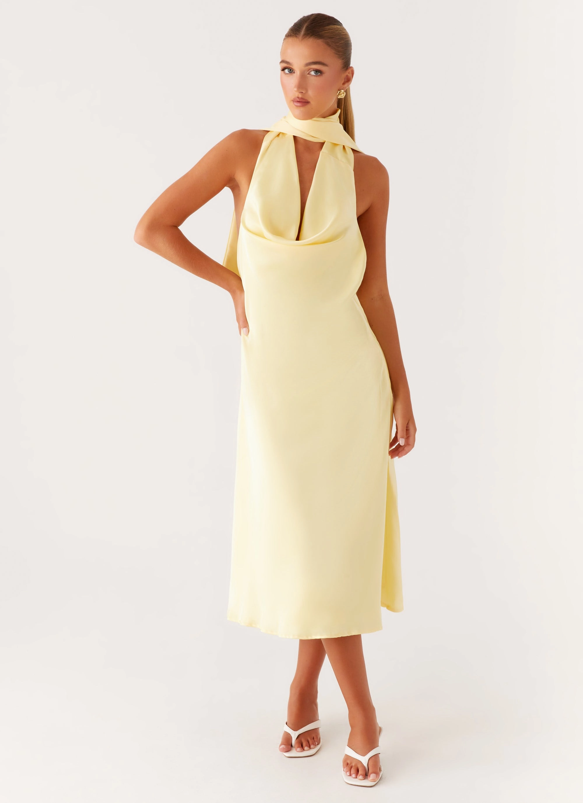 Layer Light Sonny Midi Dress - Yellow