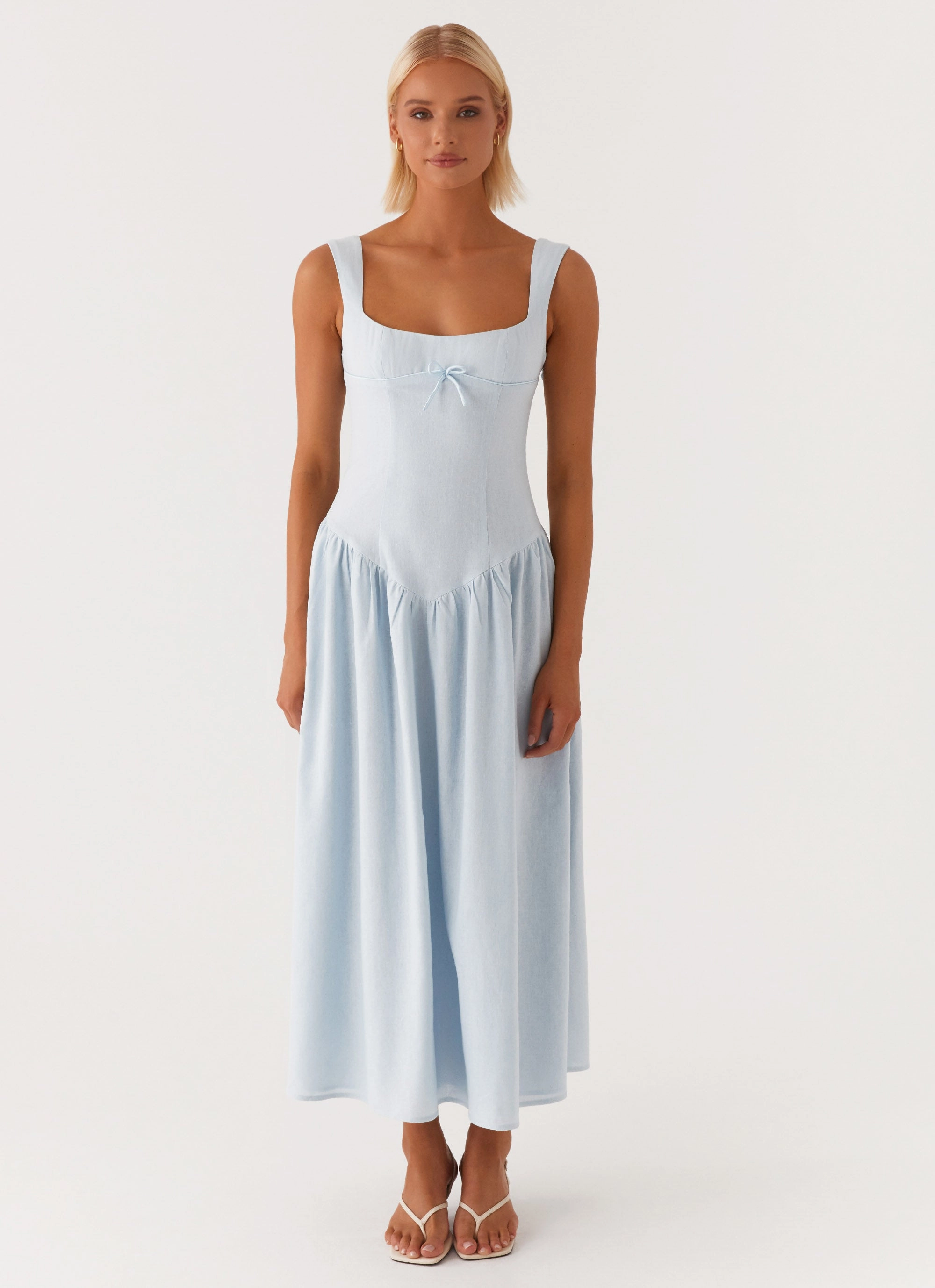 Sophisticated Appeal Suzie Midi Dress - Blue