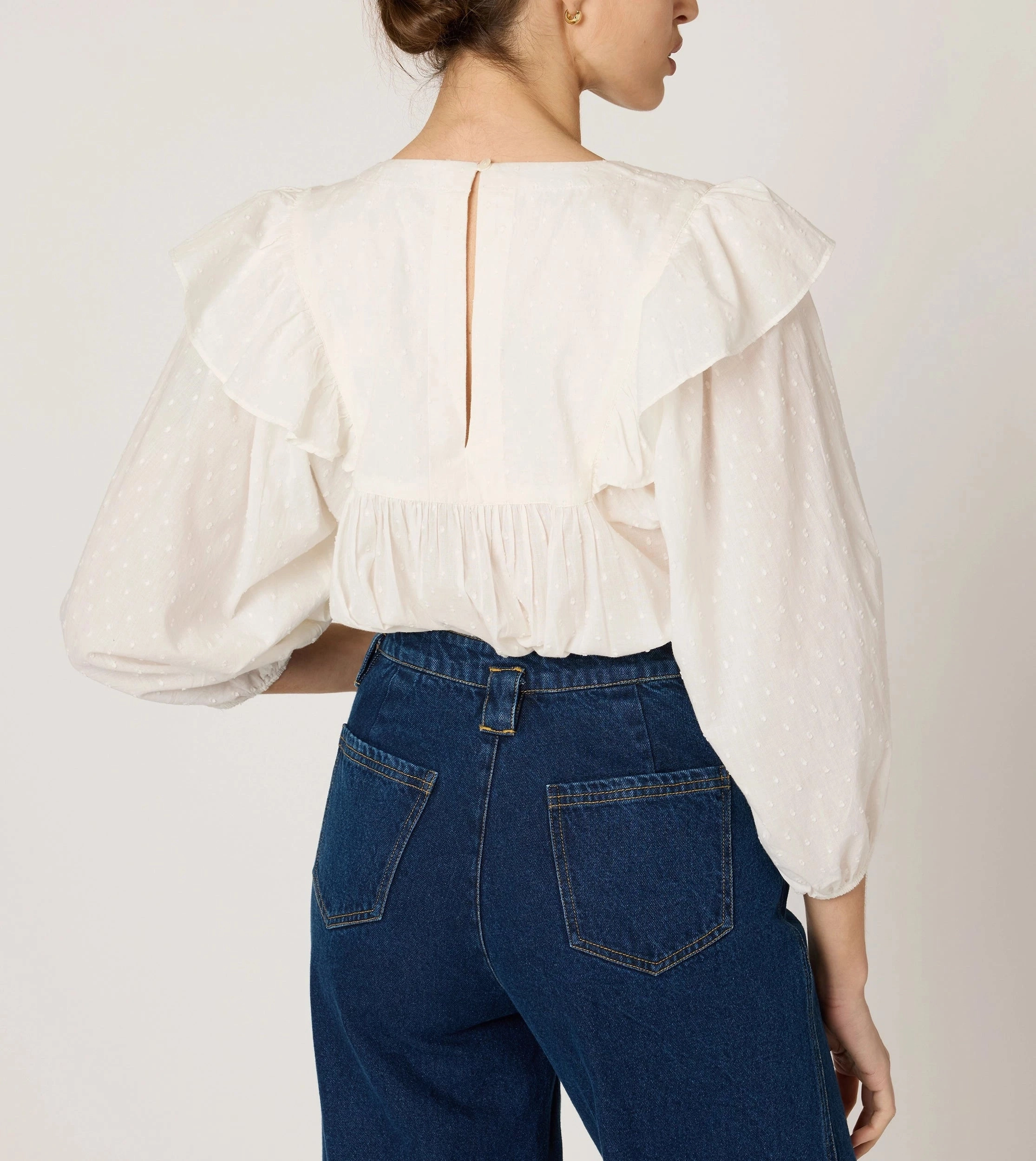 QuickReleaseFastenings Lina Blouse | Ivory