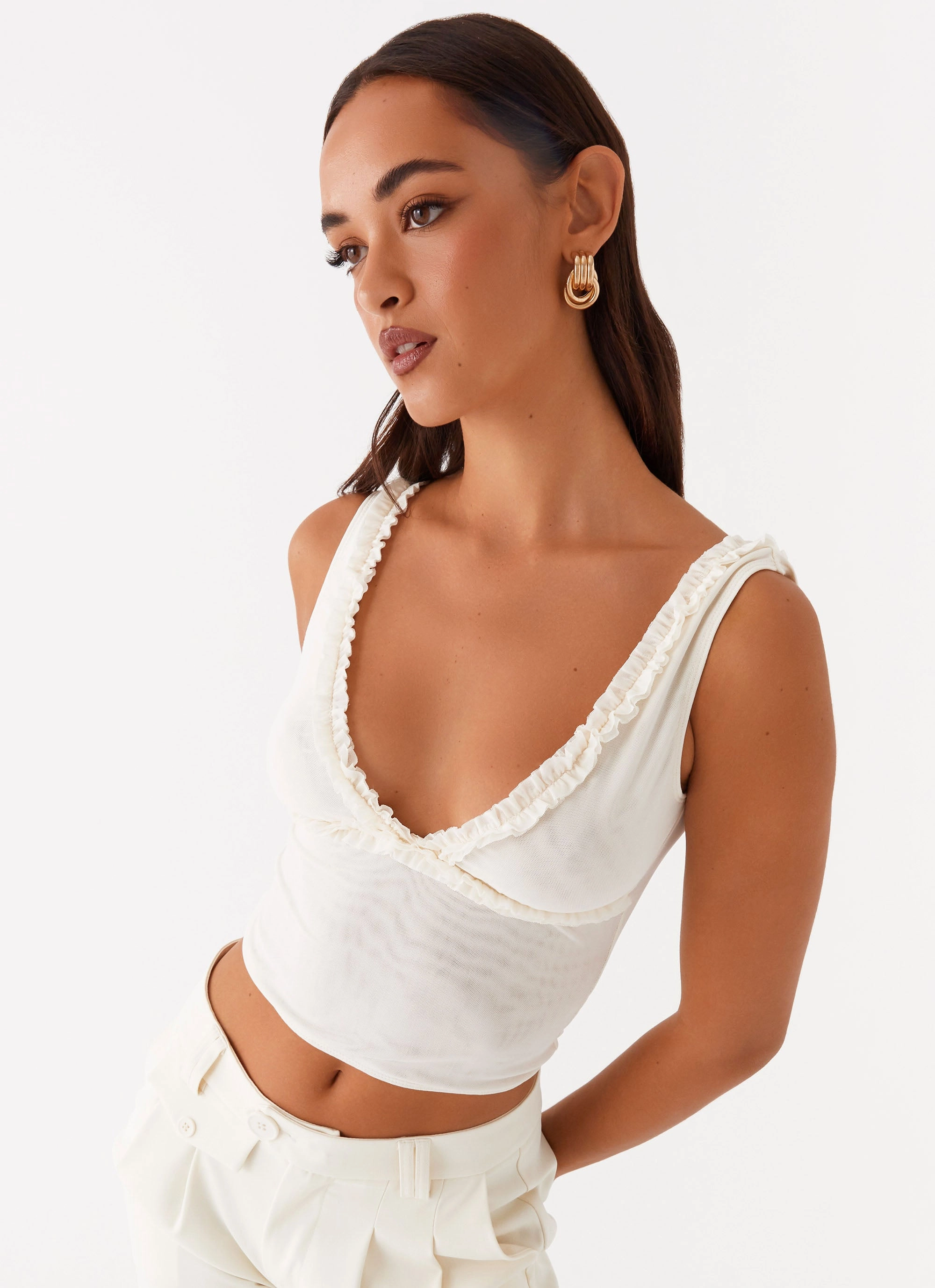 Thermal Regulation Technology Summer Loving Top - Ivory