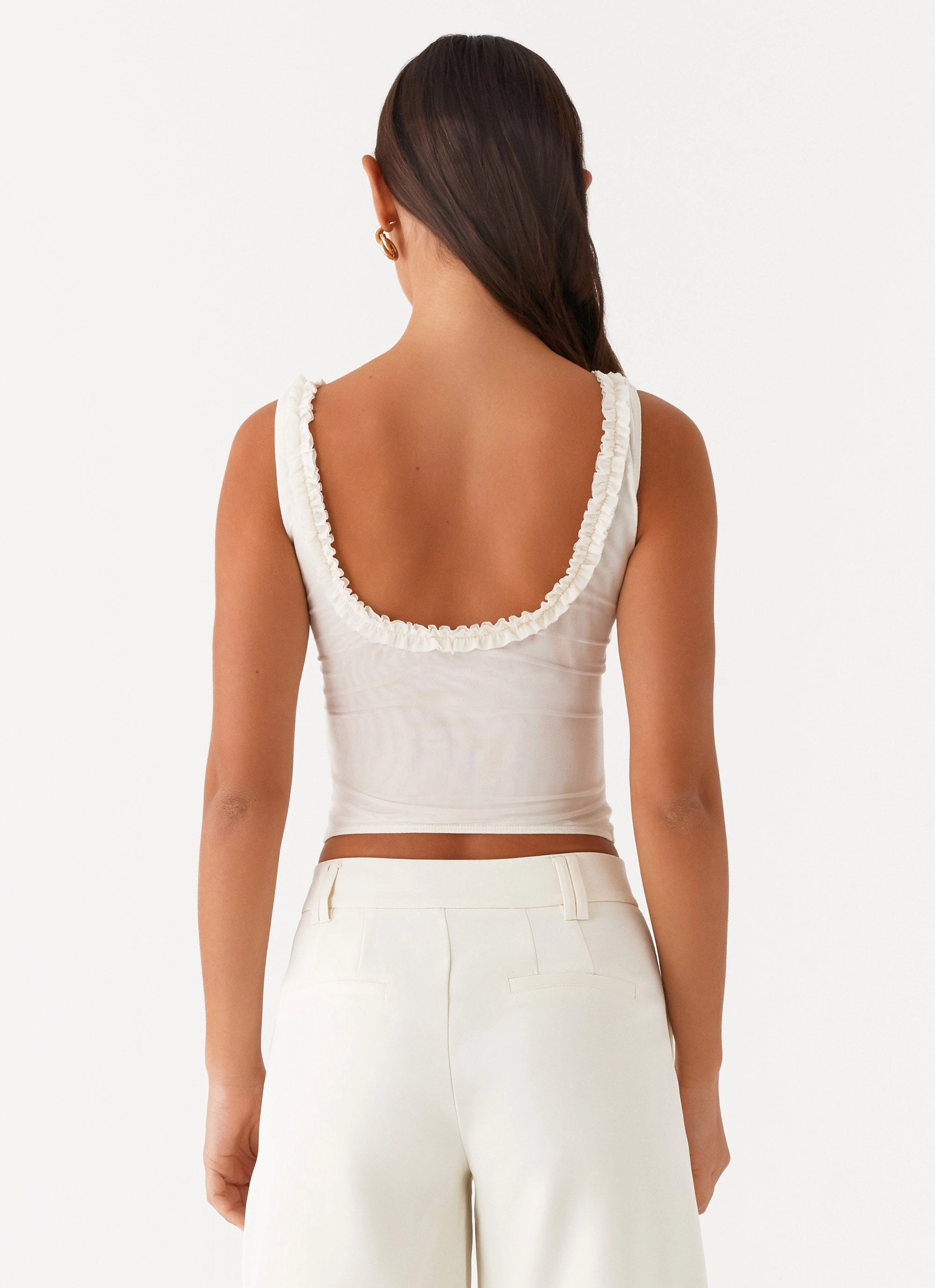 FadeResistantTechnology Summer Loving Top - Ivory