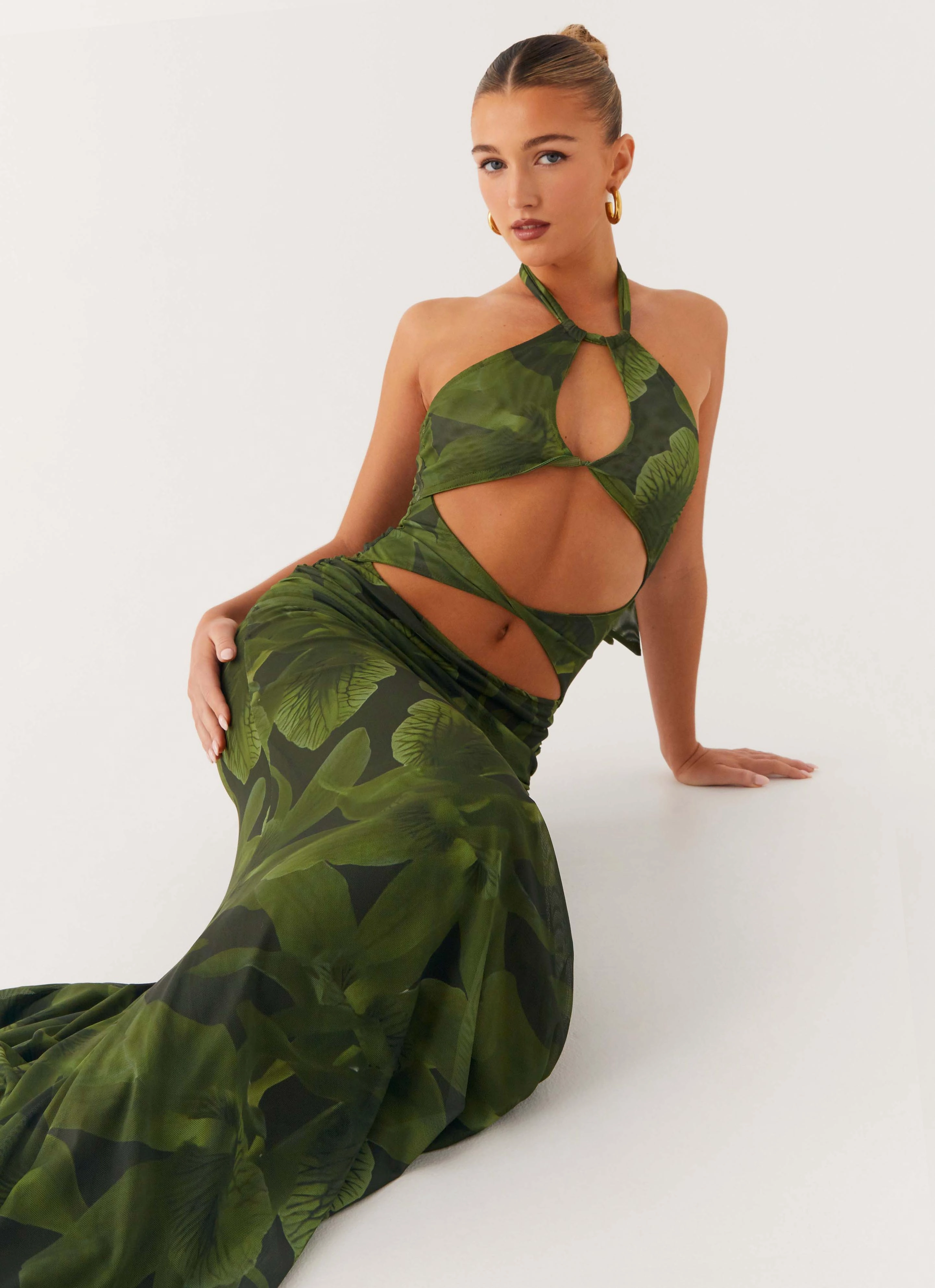 Tatyana Maxi Dress - Tropic Floral Spring Layer