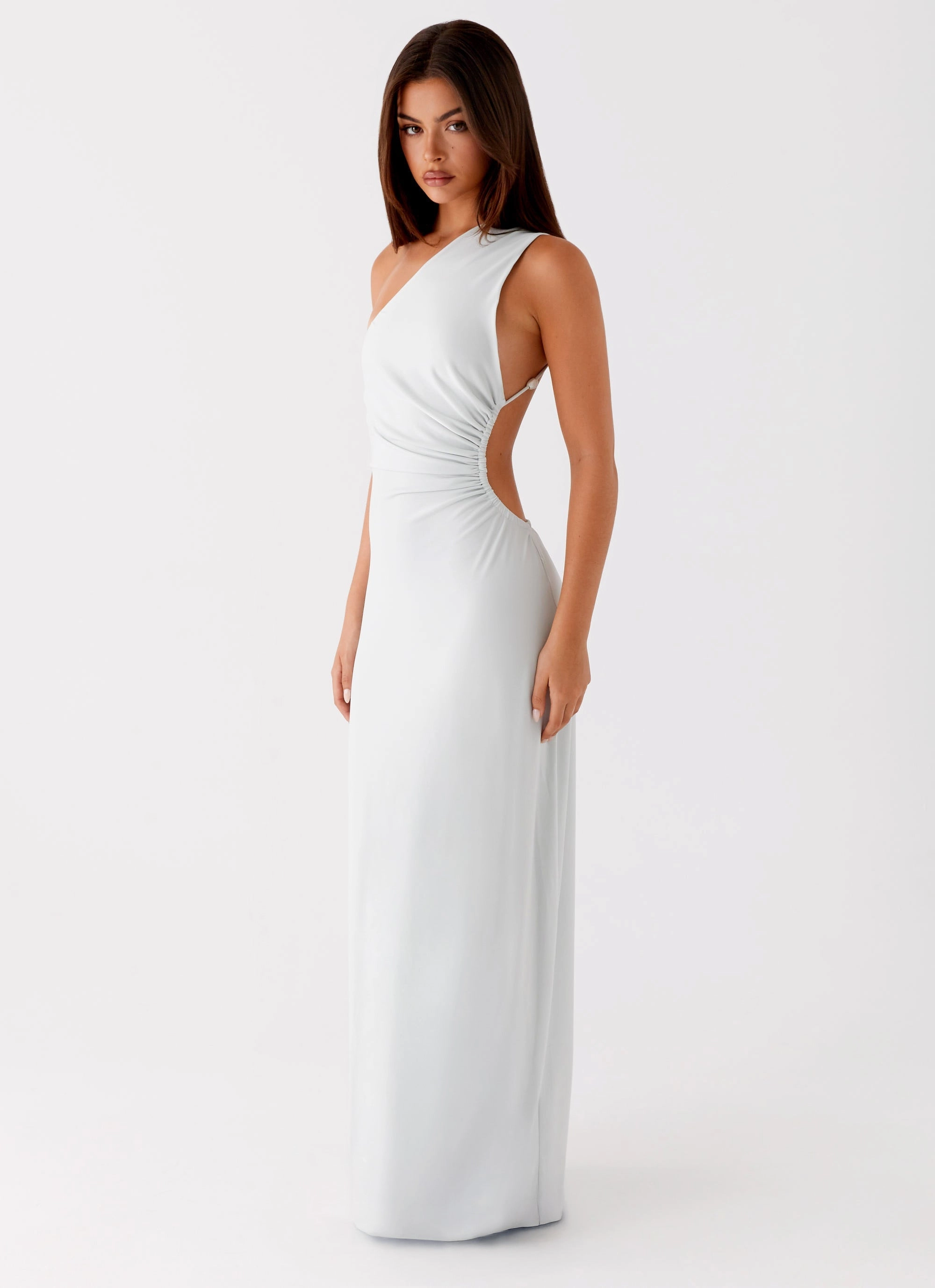Elegant Mood Curve Friendly Taurus Maxi Dress - Mint
