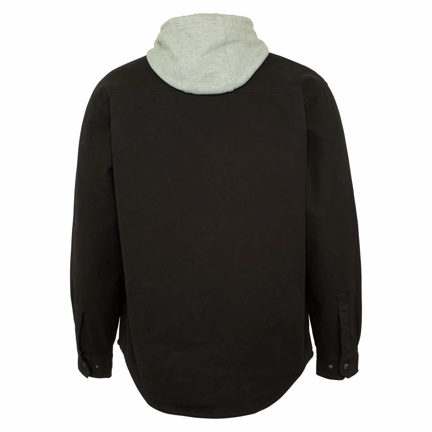 Wolverine Mens Black 100% Cotton Overman Shirt Jacket Big HighVisibility Trims Breathable Softshell Layer