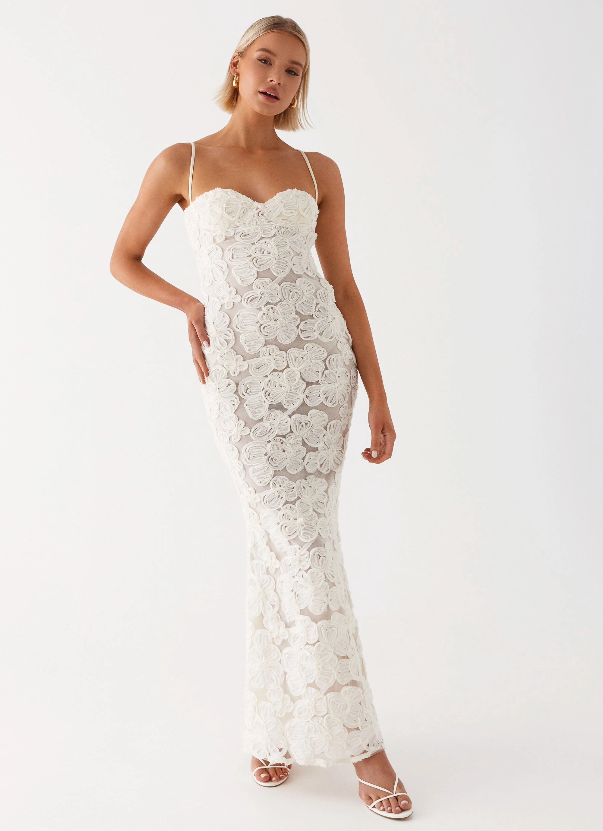 Lightweight Design That Girl Maxi Dress - Ivory