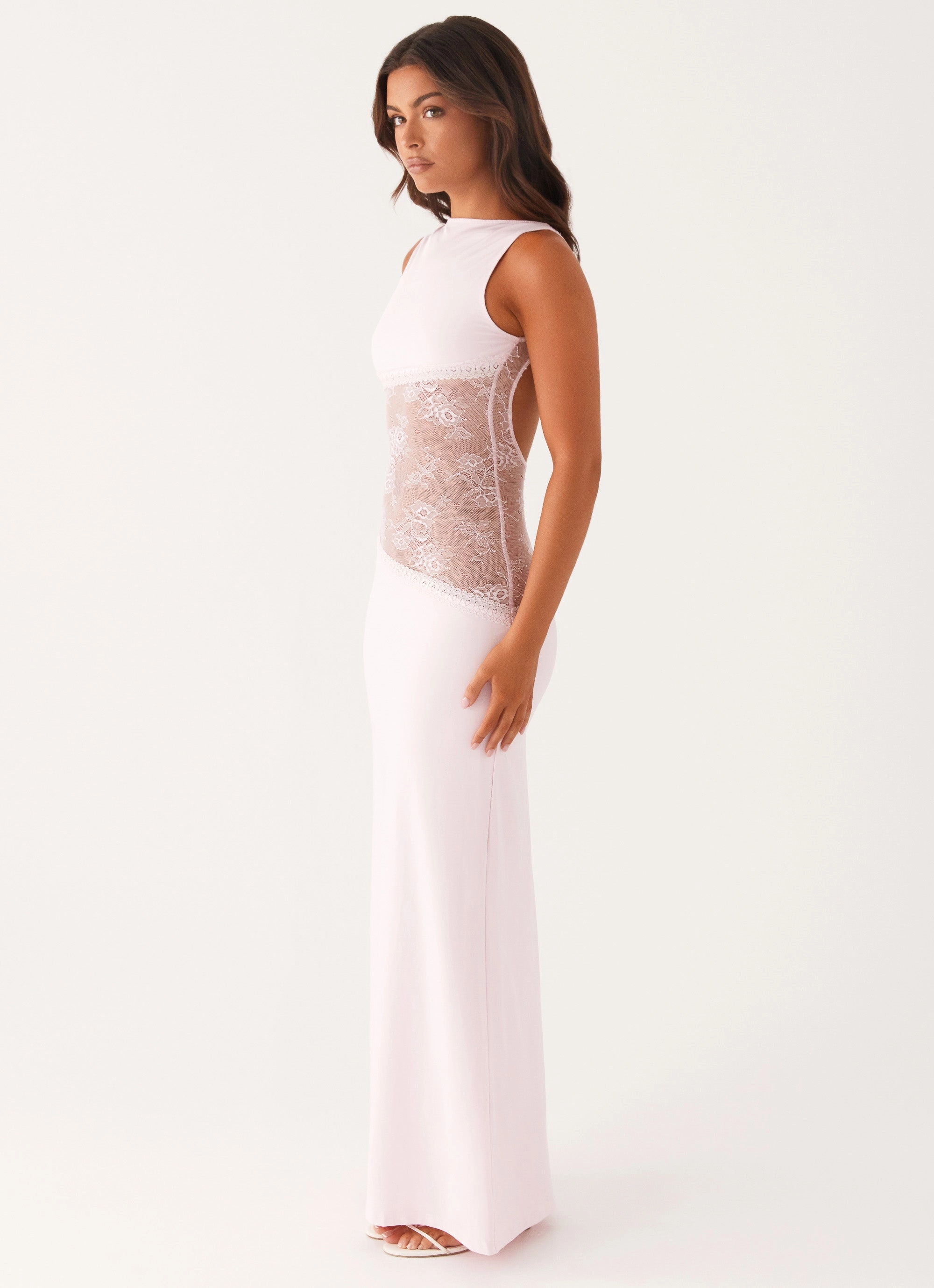 Lucinda Maxi Dress - Pink Fresh Color Anytime Wear