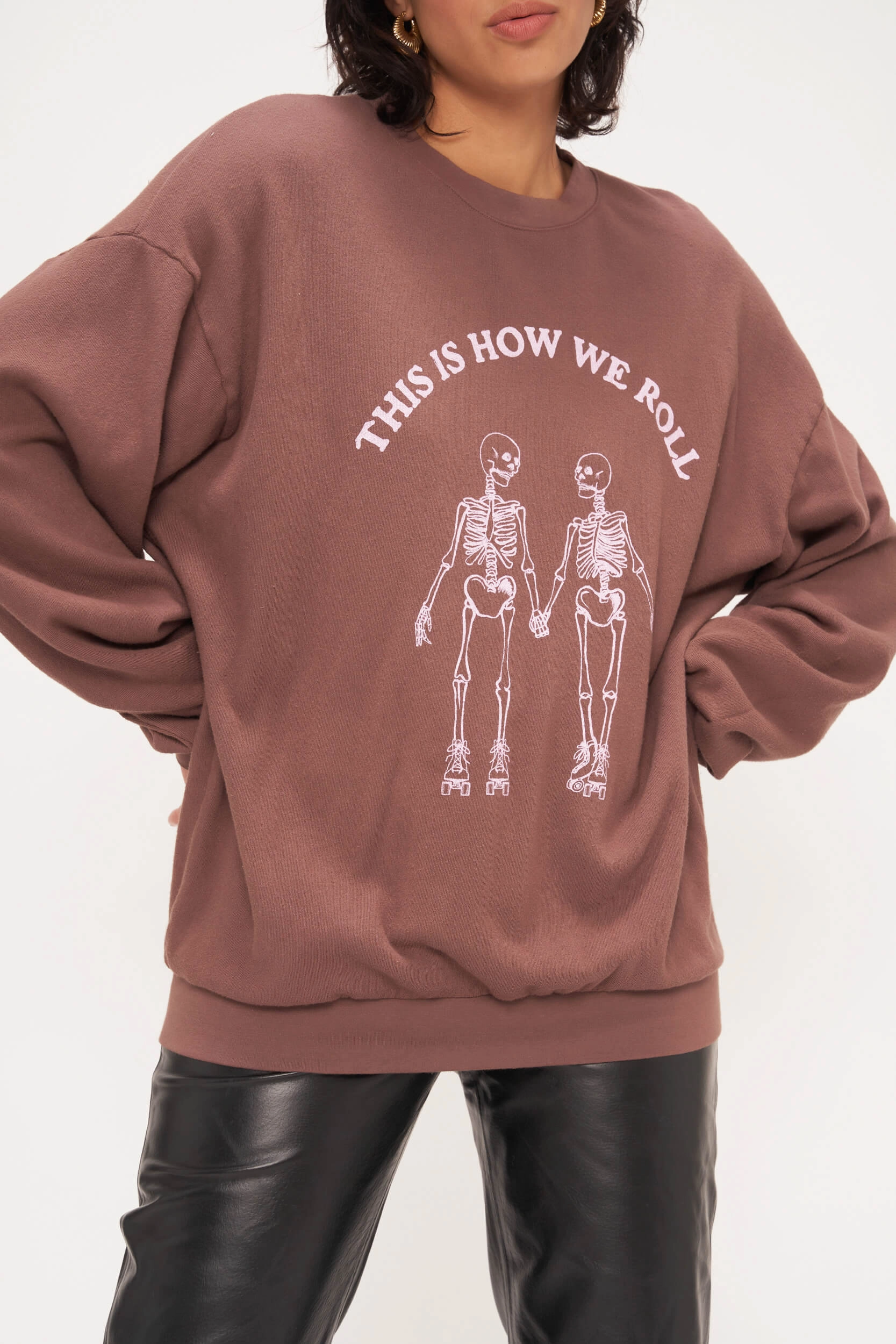This Is How We Roll Sweatshirt Seamless construction Classic Crewneck Design