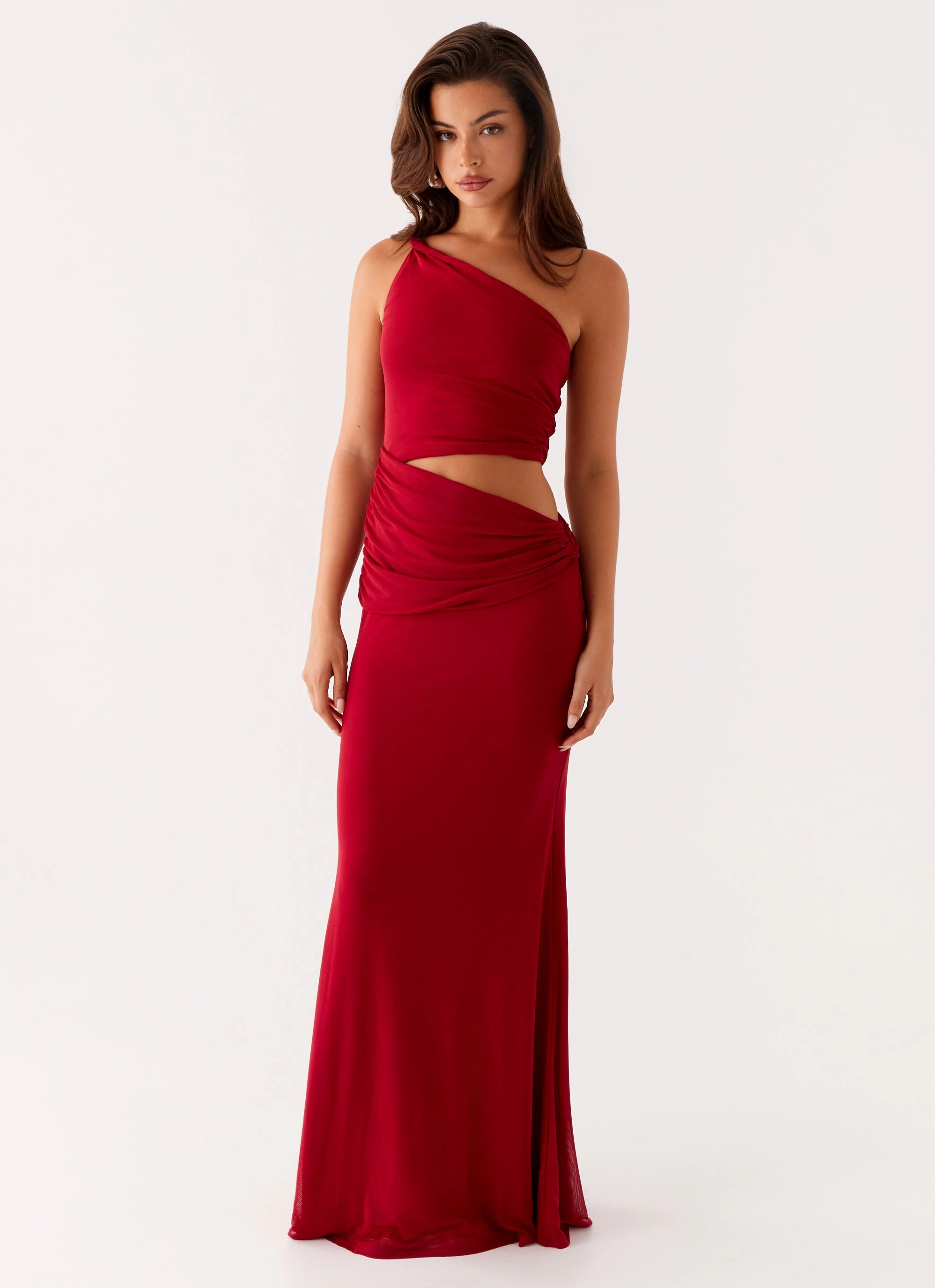 Three Wishes Maxi Dress - Raspberry Spring Layer