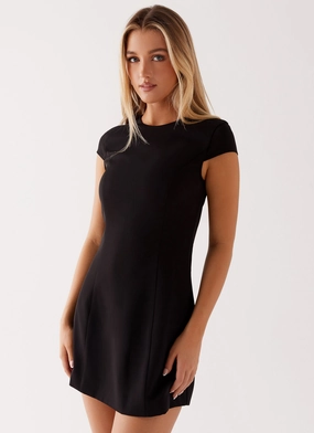 Birthday-Celebration Chic Appeal Tia Mini Dress - Black