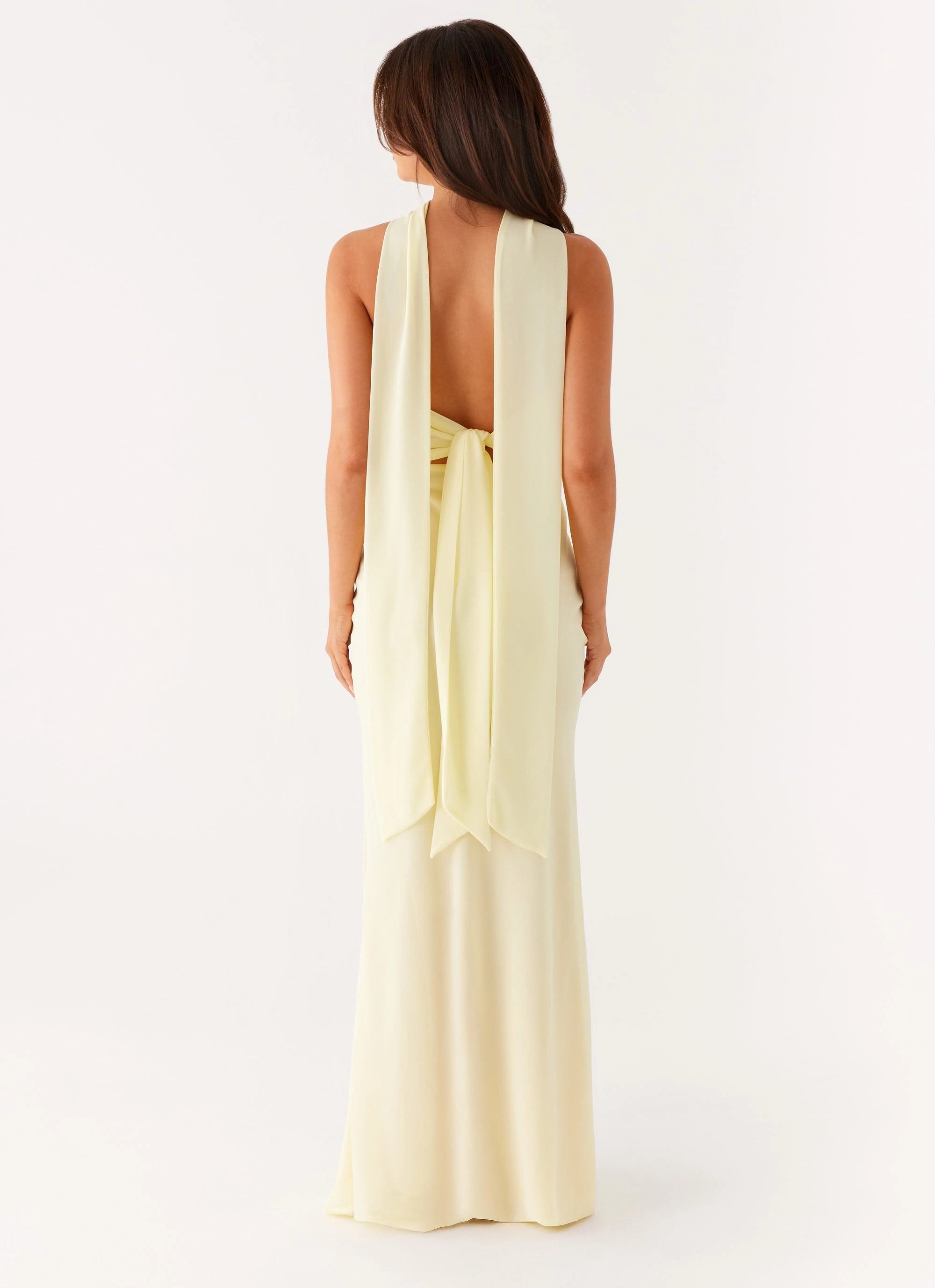 Winter-Season Full Coverage New Light Maxi Dress - Yellow