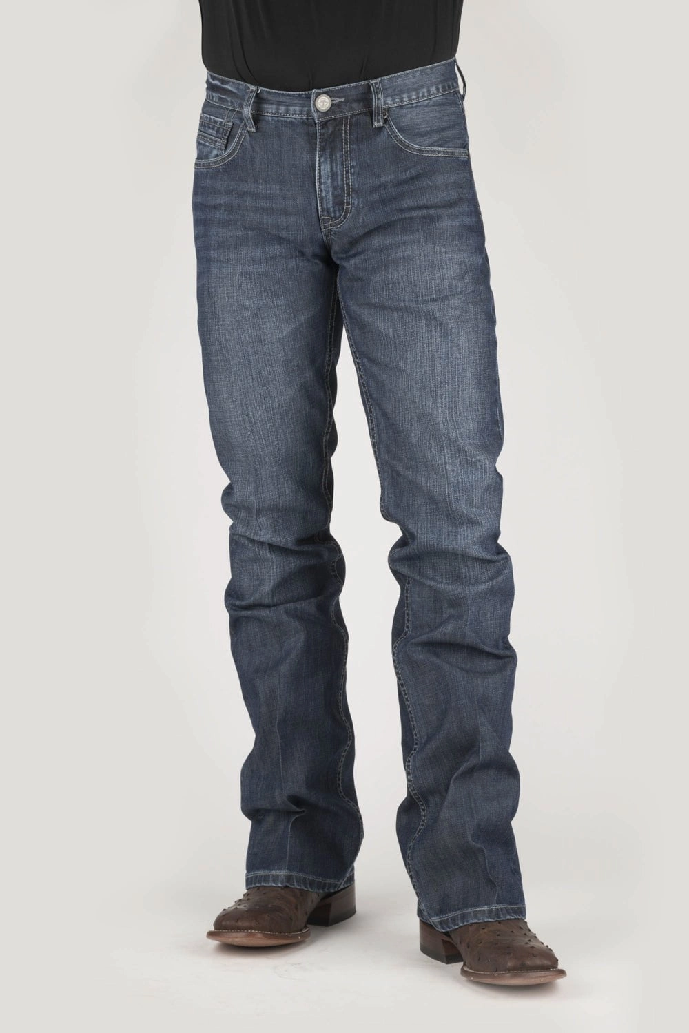 Morning Stroll Sustainable Classic Loose Spring Mood Tin Haul Mens Blue 100% Cotton 1660 Jagger Dbl Needle Jeans