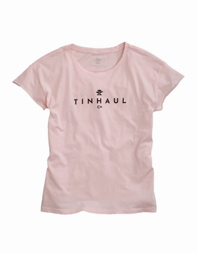 Winter Layering Travel-friendly Tin Haul Womens Faded Pink 100% Cotton Anvil and Hammer S/S T-Shirt
