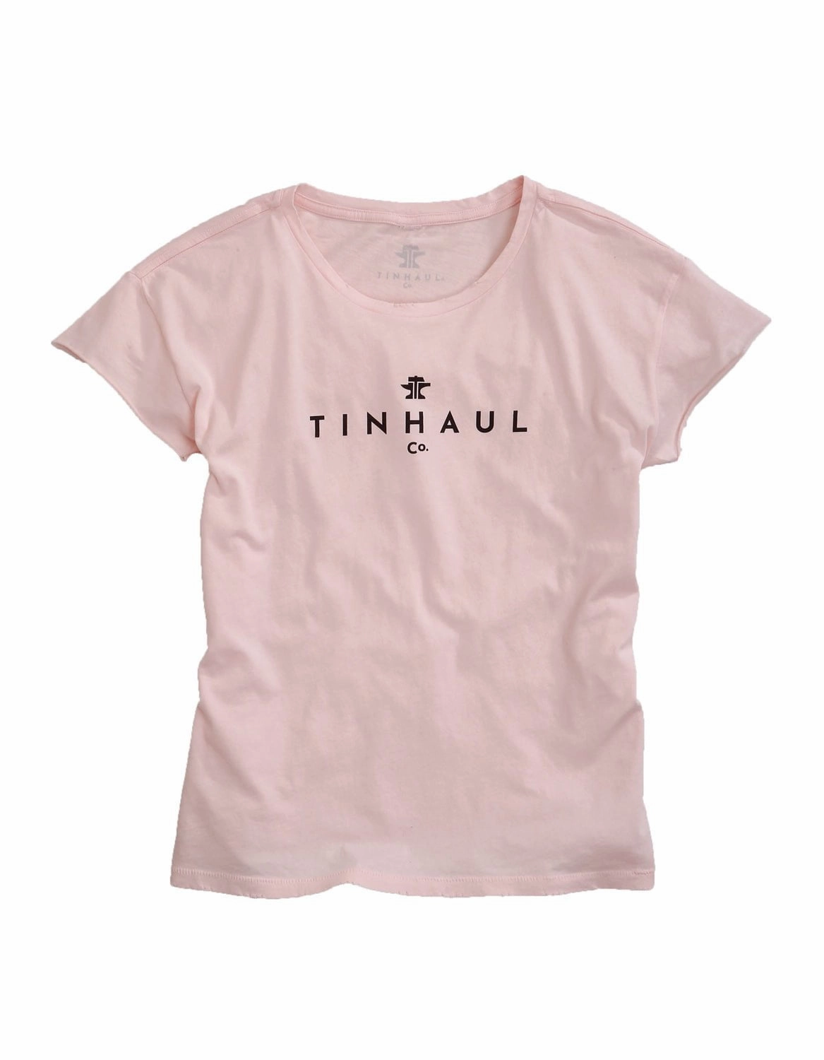 Winter Layering Travel-friendly Tin Haul Womens Faded Pink 100% Cotton Anvil and Hammer S/S T-Shirt
