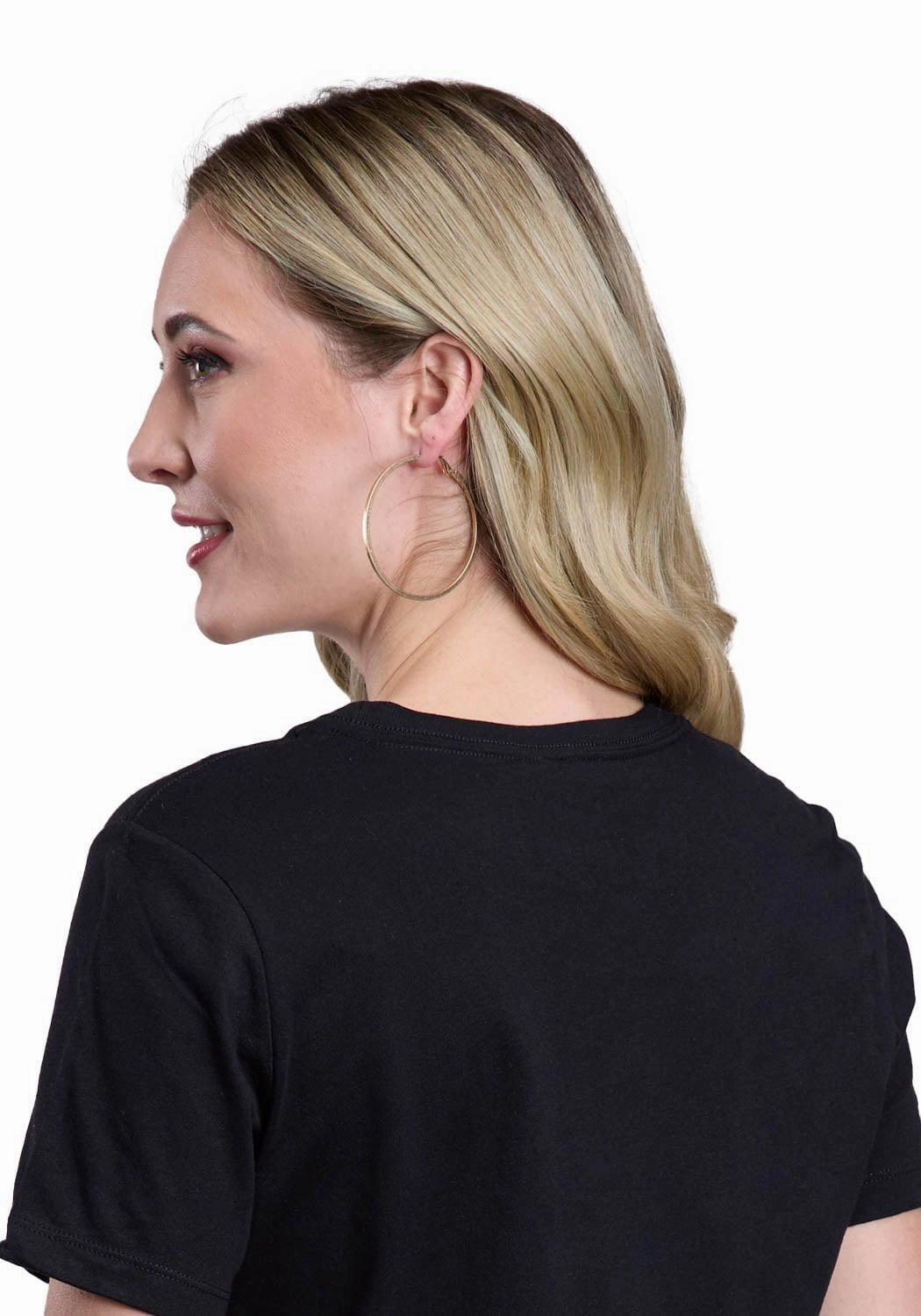 Tin Haul Womens Horseshoe With Scenery Black Cotton Blend S/S T-Shirt Summer Must-have Pocket Detail