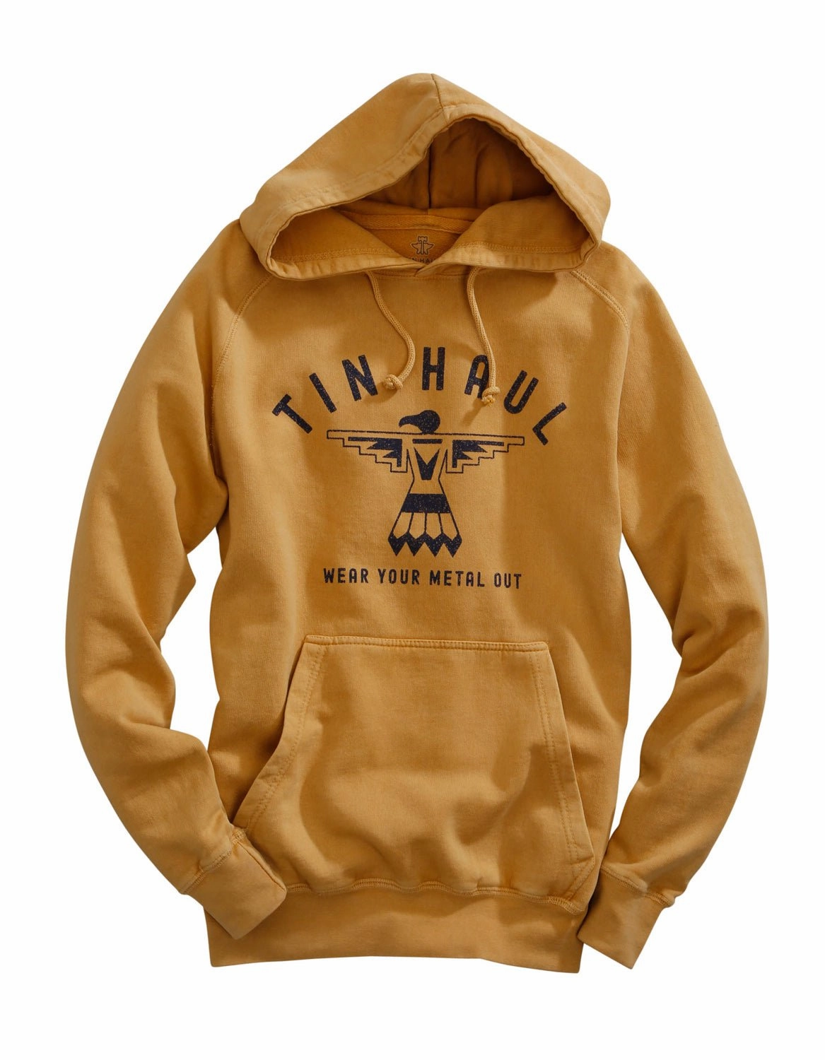 Reflective Safety Details Tin Haul Womens Vintage Mustard 100% Cotton Thunderbird Hoodie