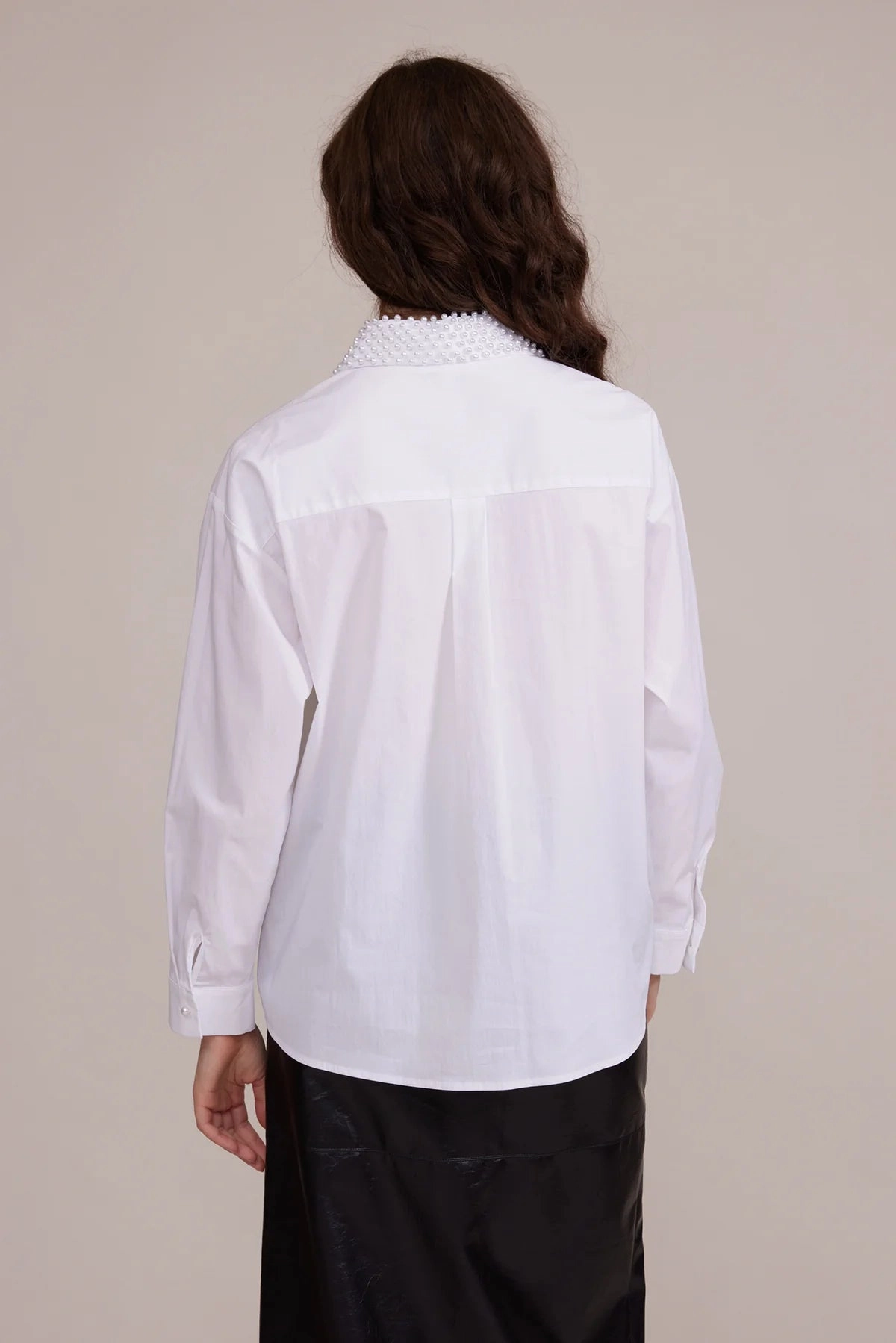 LatticeKnit Torin Pearl Blouse