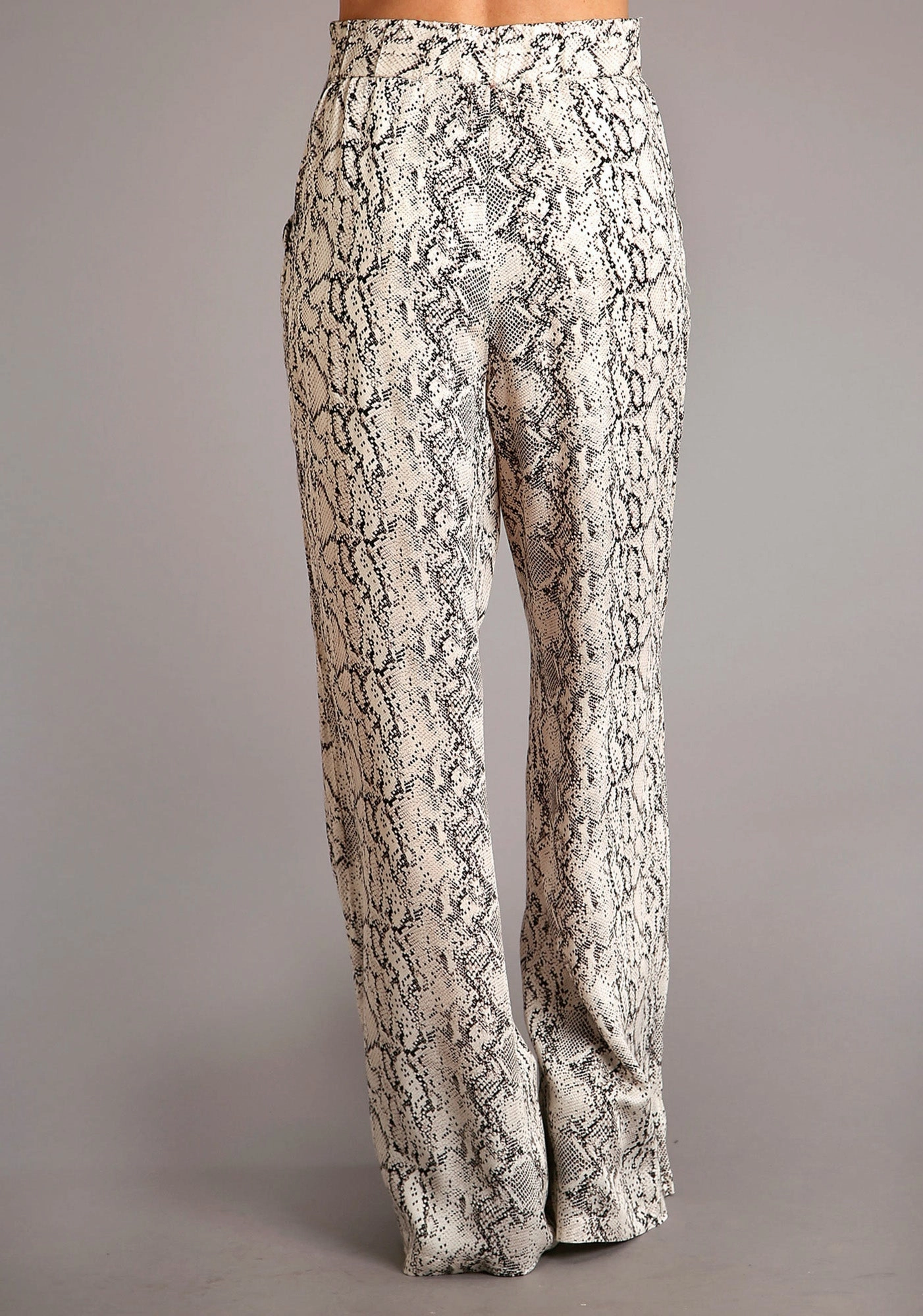 Stetson Womens Snake Skin Rayon/Nylon Herringbone Trousers Daily Wear Nature Lover All Season Style