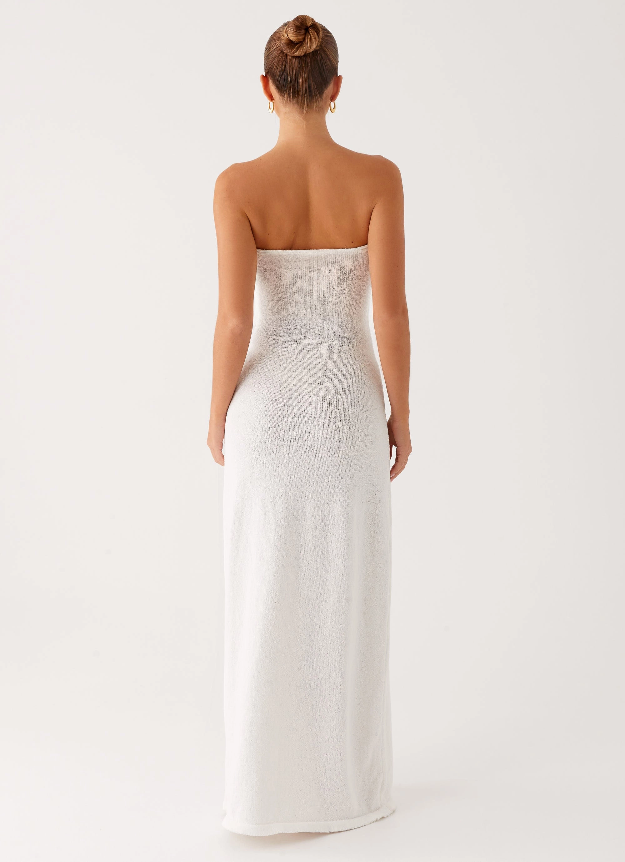 Arli Strapless Maxi Dress - Ivory Everyday Comfort Wear Comfortable casual dress