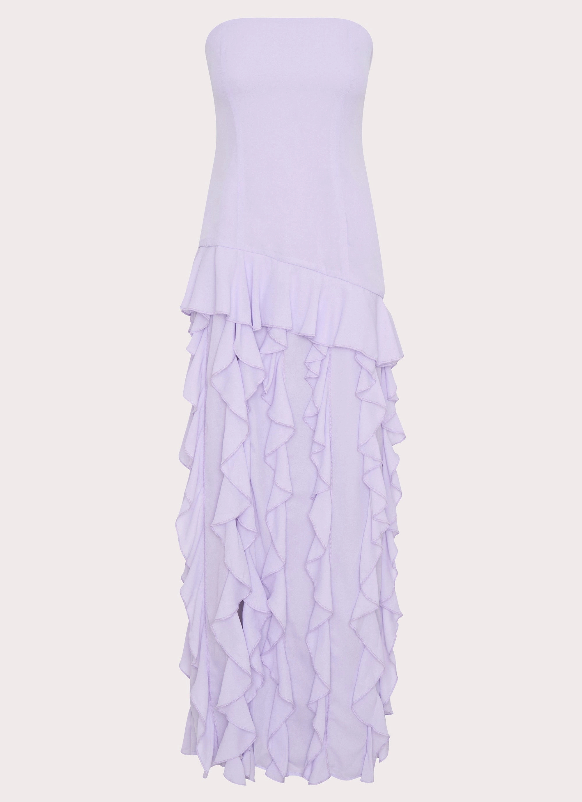 Firefly Maxi Dress - Lilac Glossy Finish Snow Jacket