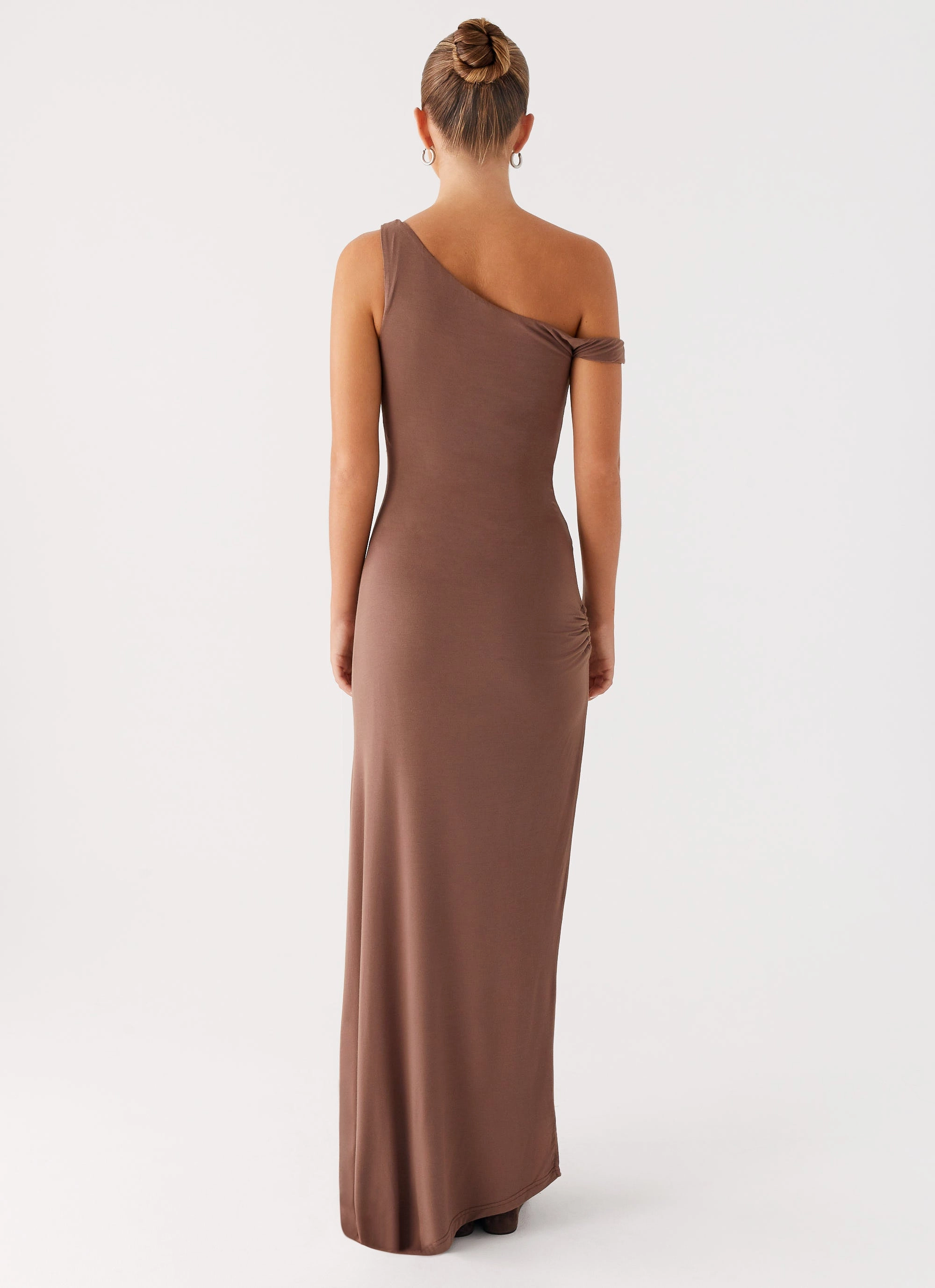 Dalla Maxi Dress - Dark Chocolate Smooth Finish
