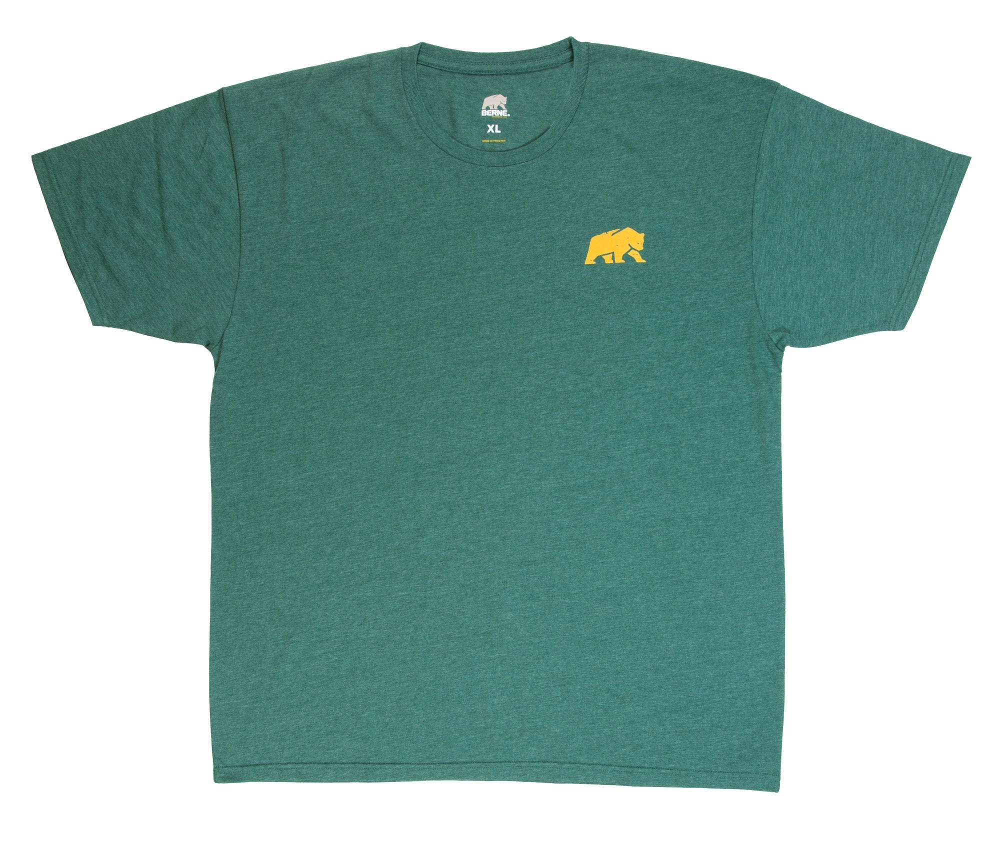 Silk combination Berne Mens Pine Cotton Blend Badge Tee S/S