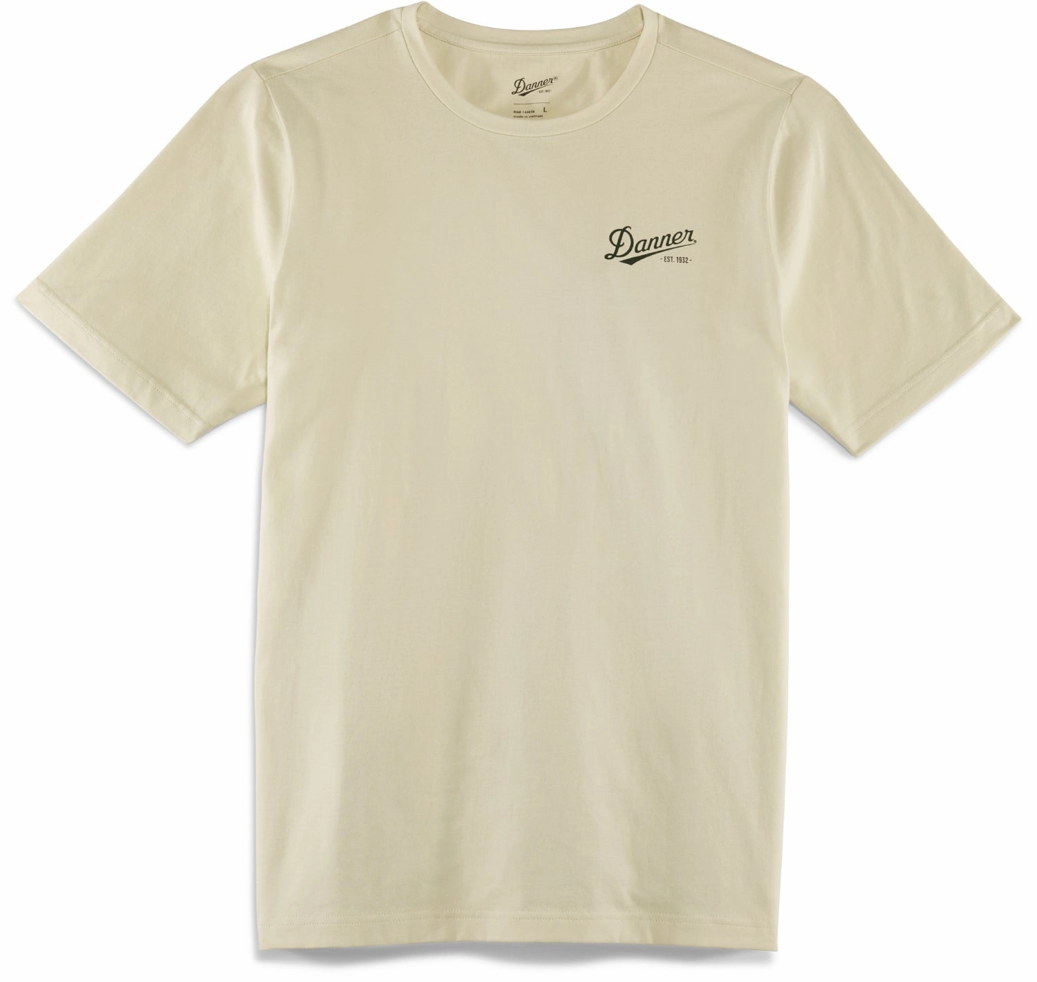 Outdoor Layer Danner Mens Jack Tee Oatmeal 100% Cotton S/S T-Shirt