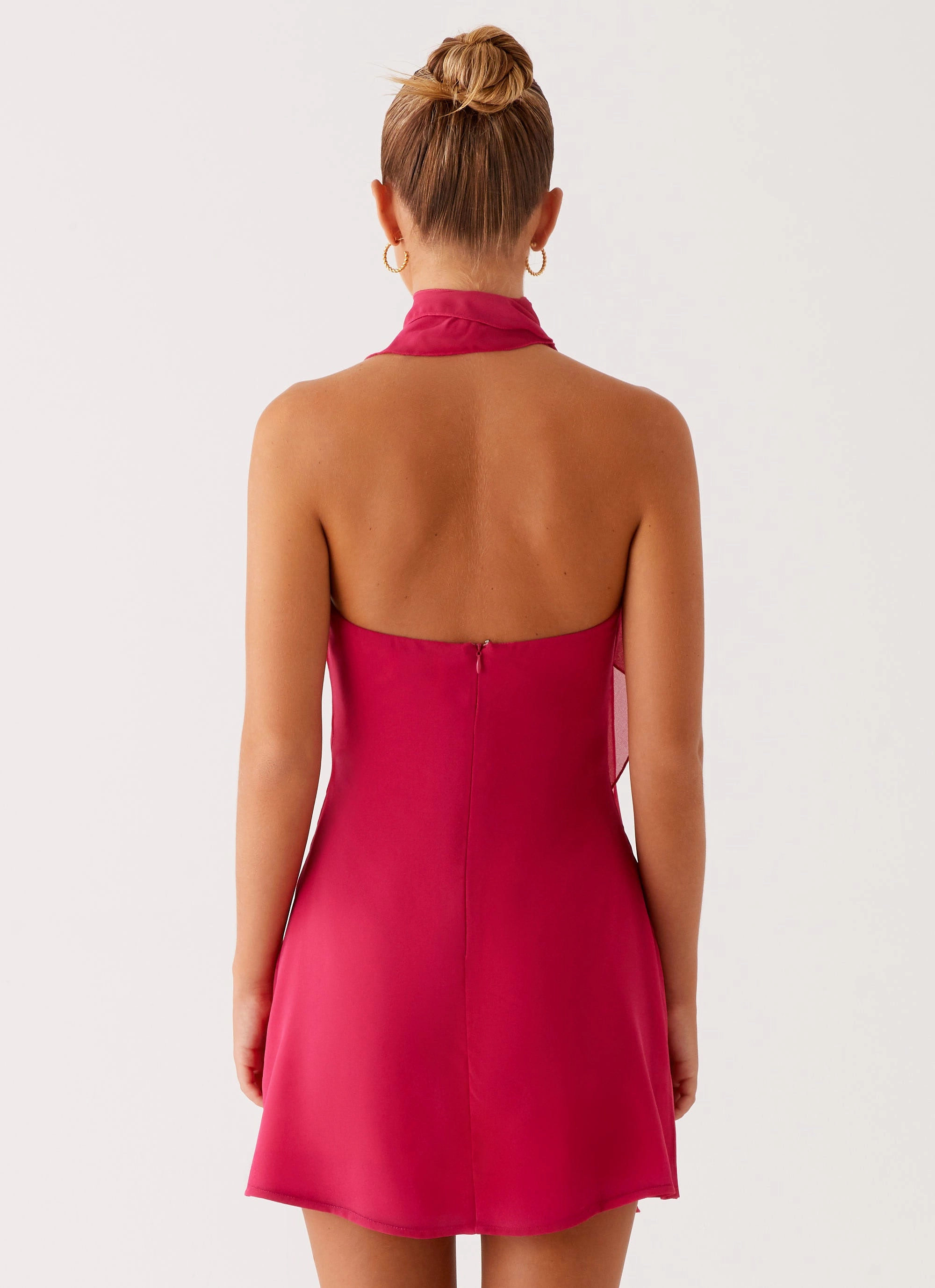 Tanner Mini Dress - Fuchsia Cold Layer